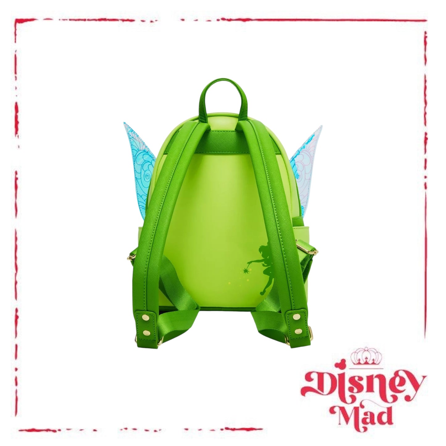 Loungefly Disney Peter Pan Tinker Bell Figural Glow-in-the-Dark Mini Backpack - BoxLunch Exclusive