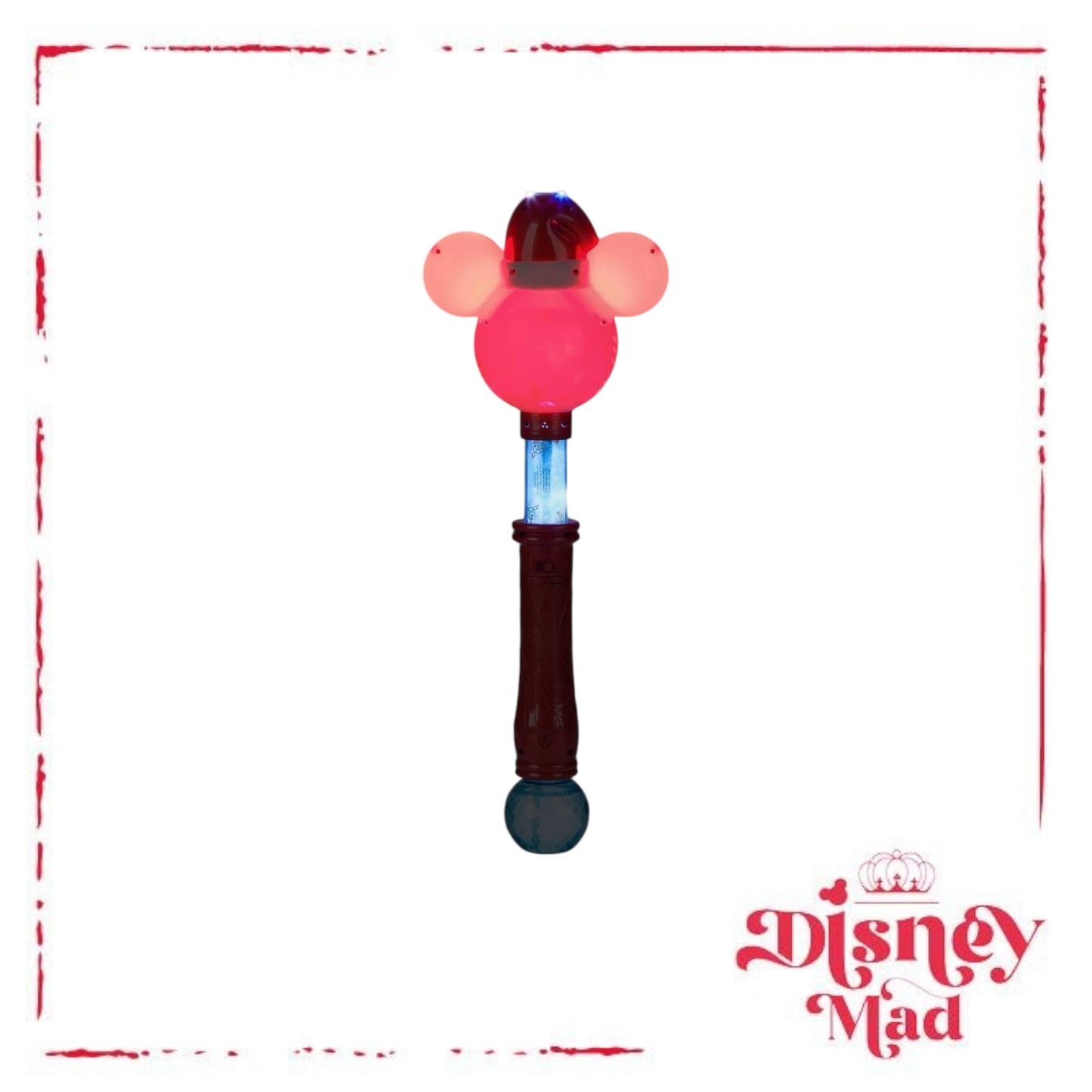 Disney Mickey Mouse Light and Sound Holiday Snow Wand - Disney Parks