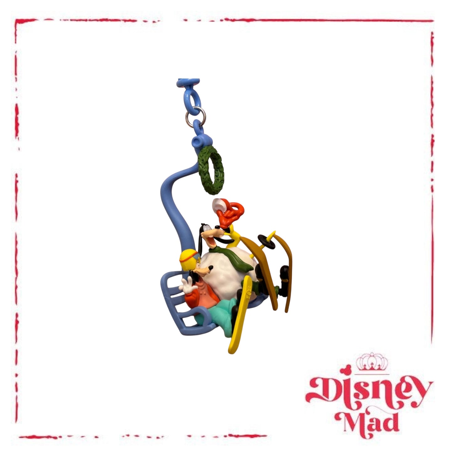 Goofy & Max Ski Straw Clip - Disney Parks