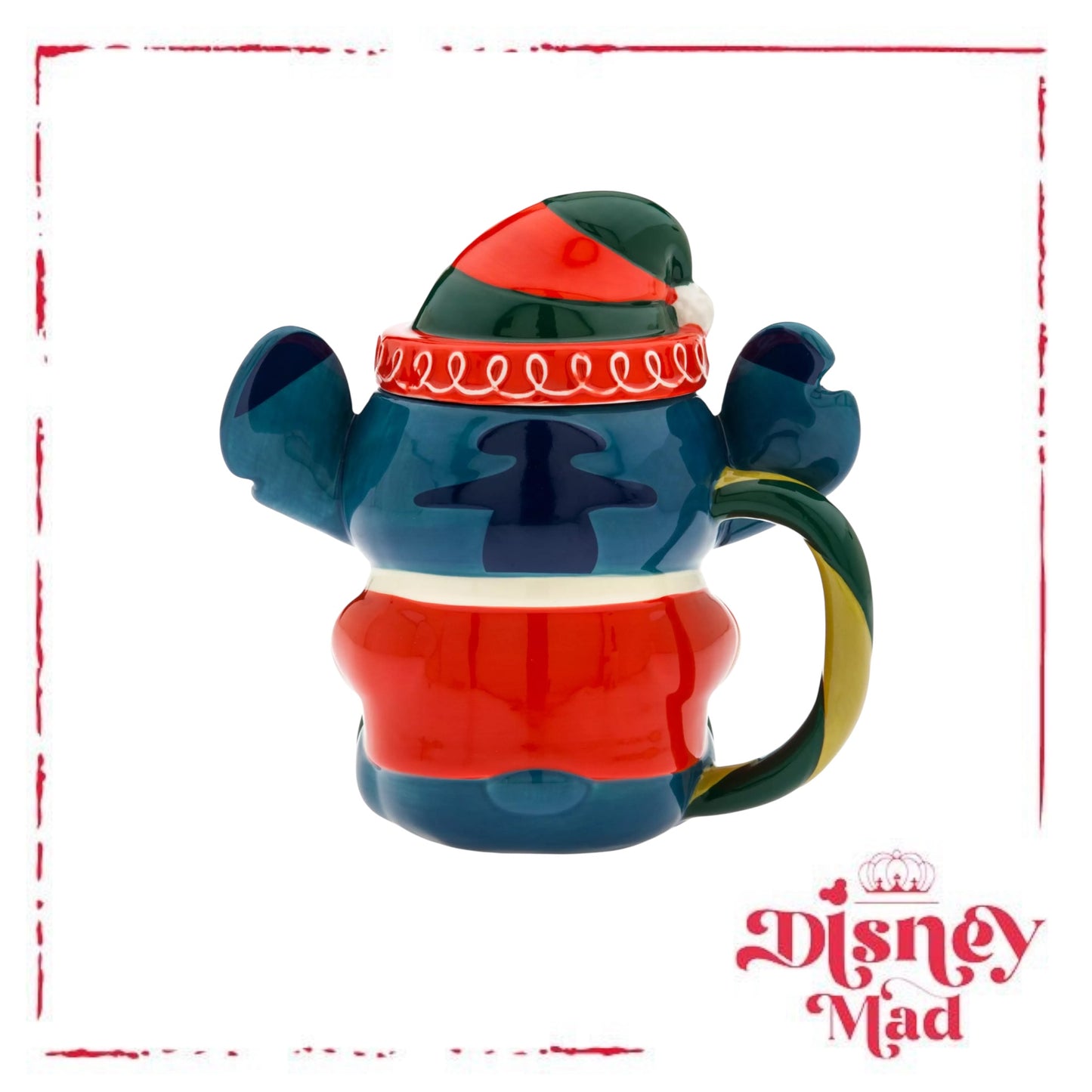 Stitch Festive Mug with Lid