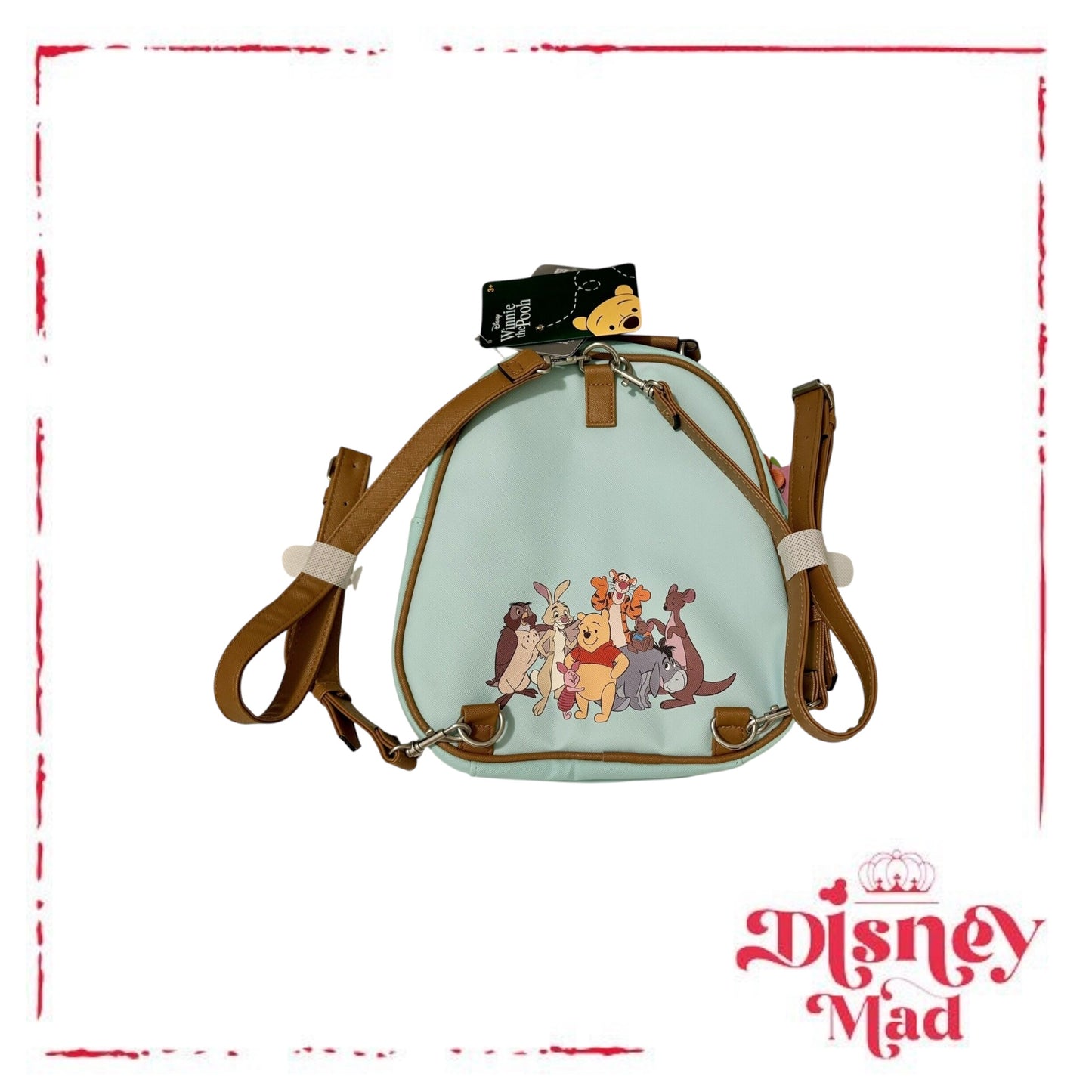 Disney Parks Winnie The Pooh Piglet Tigger Rabbit Owl Garden Backpack