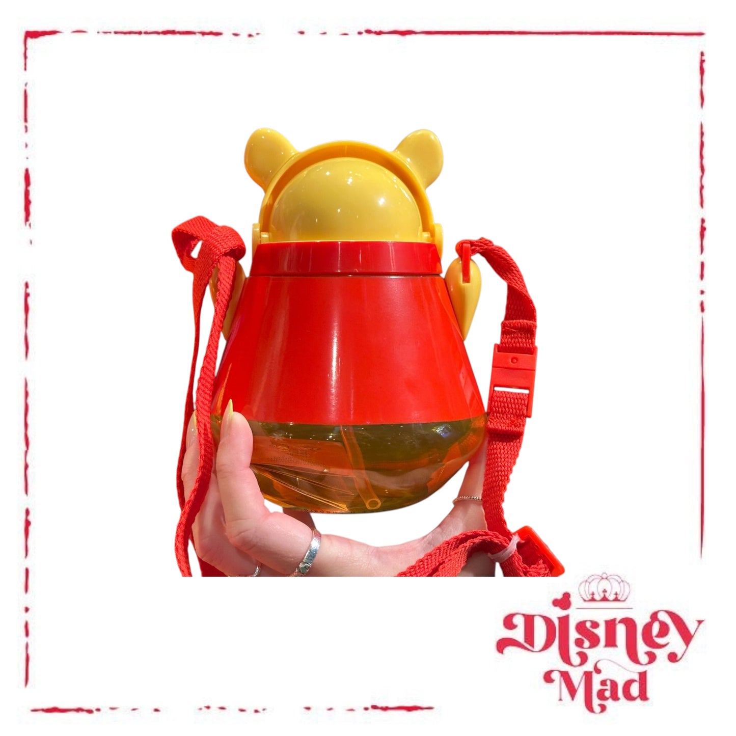 Pooh Plastic Water Bottle Sipper - Disney Parks