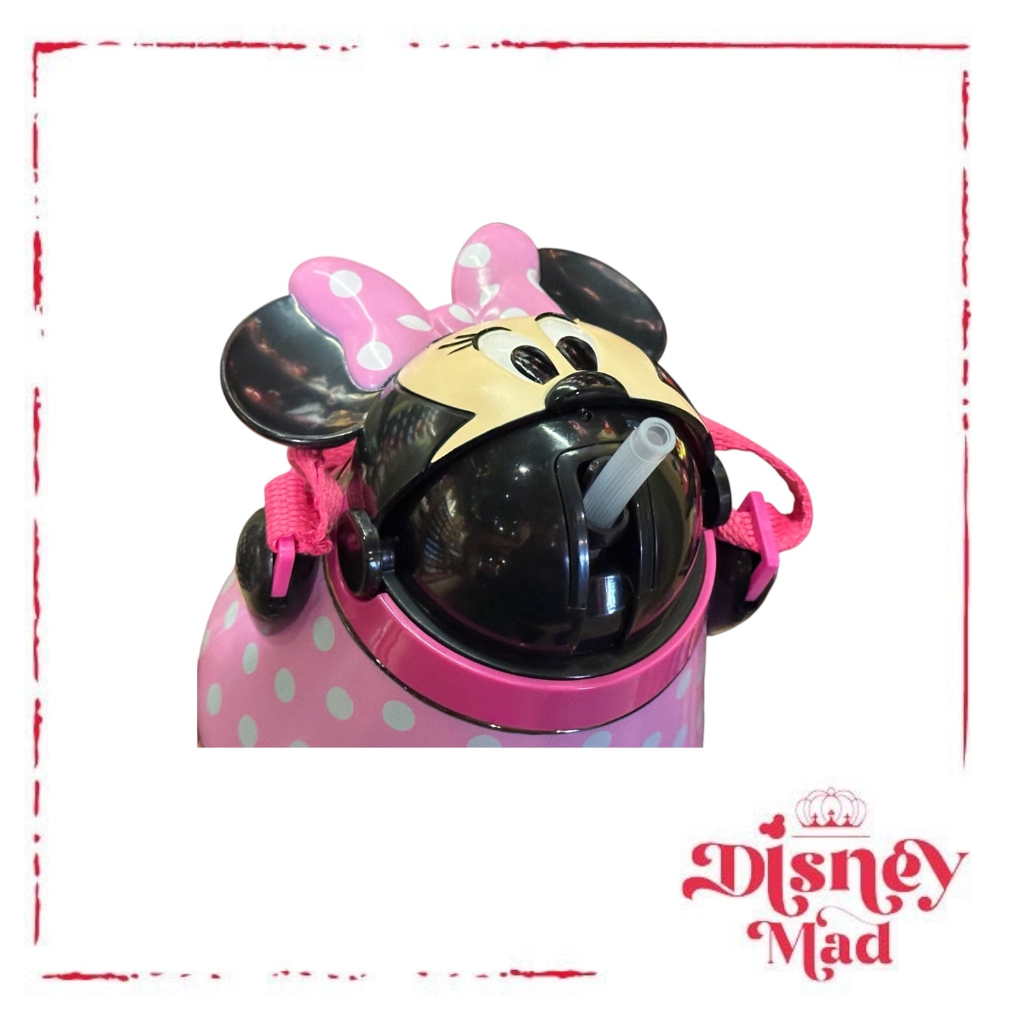 Minnie Plastic Water Bottle - Disney Parks