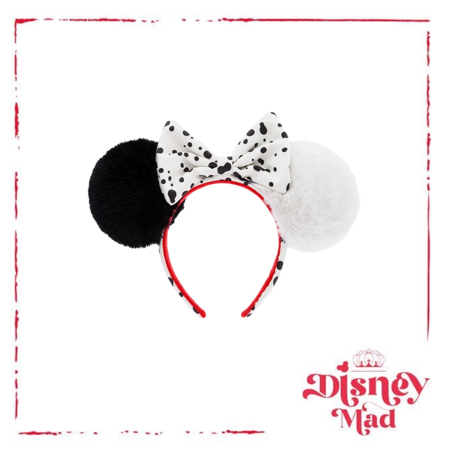 Cruella De Vil Ears Headband Disney Parks