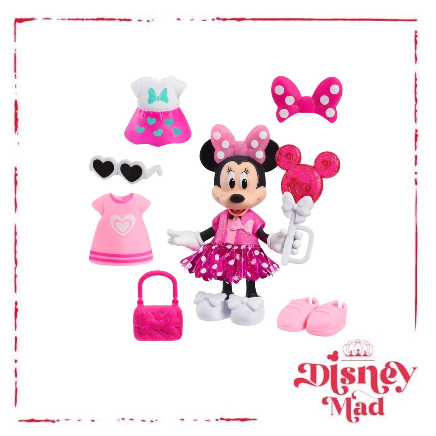 Disney Junior Minnie Mouse Fabulous Fashion Doll and Accessories