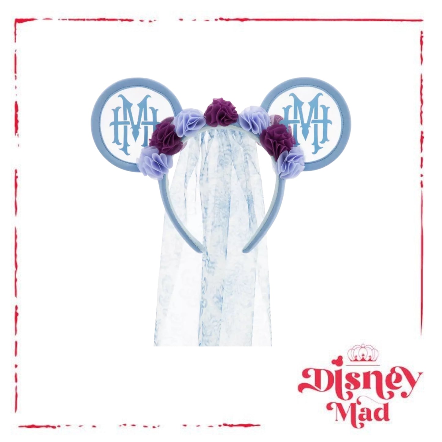 The Haunted Mansion Bride Veil Ear Headband - Disney Parks
