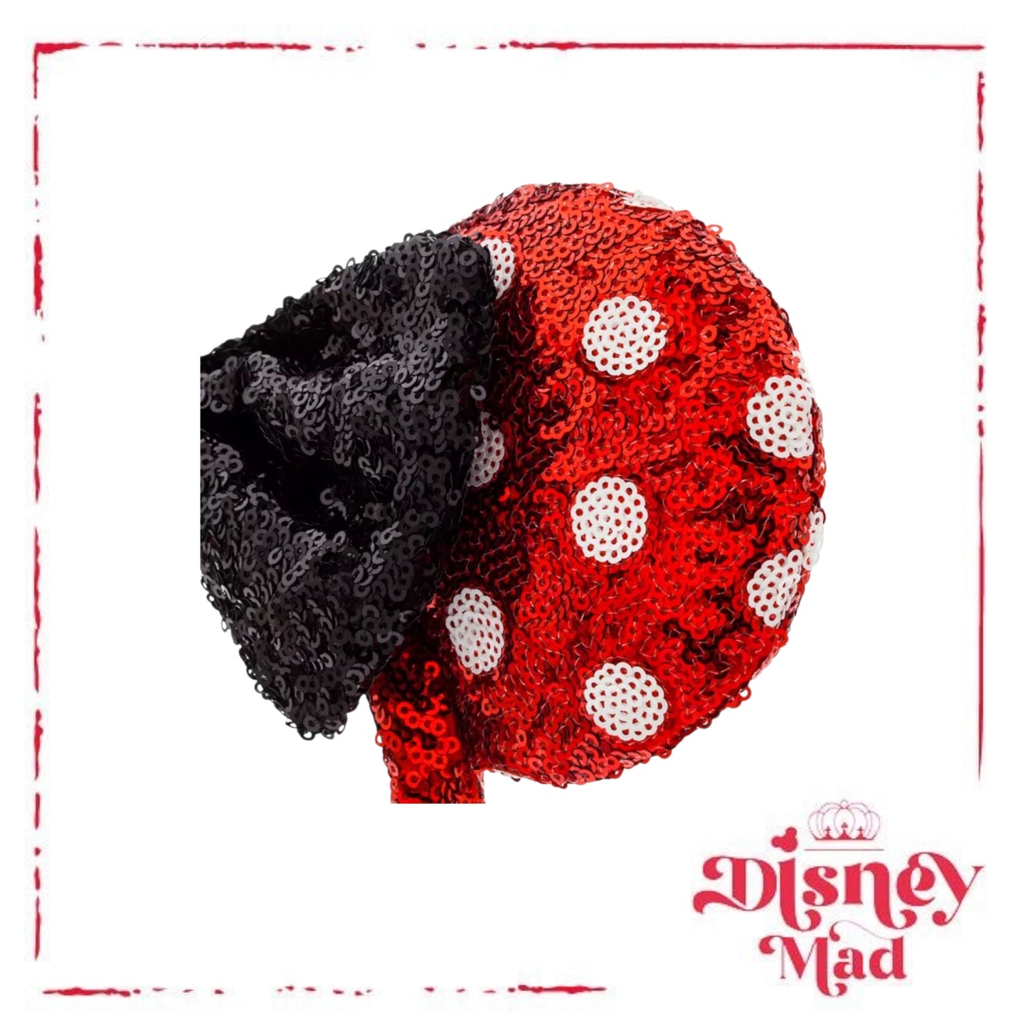 Minnie Mouse Sequined Ear Headband - Disney Parks