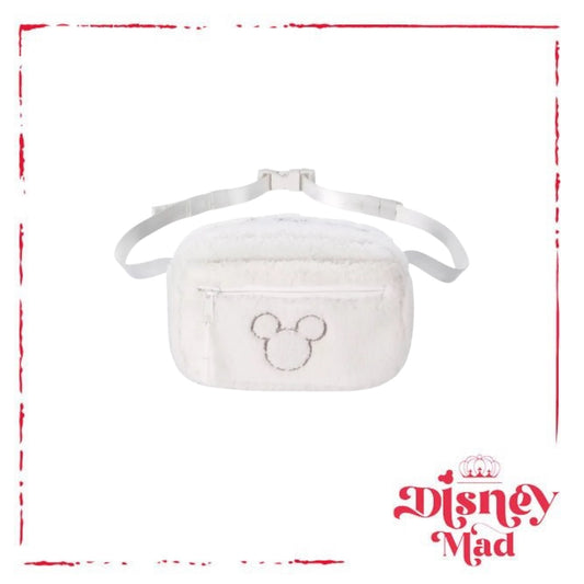 Disney Parks Mickey Mouse Icon Fleece Belt Bag