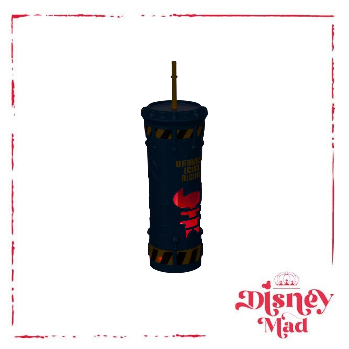 Stitch Badness Level Light-Up Tumbler with Straw - Disney Parks