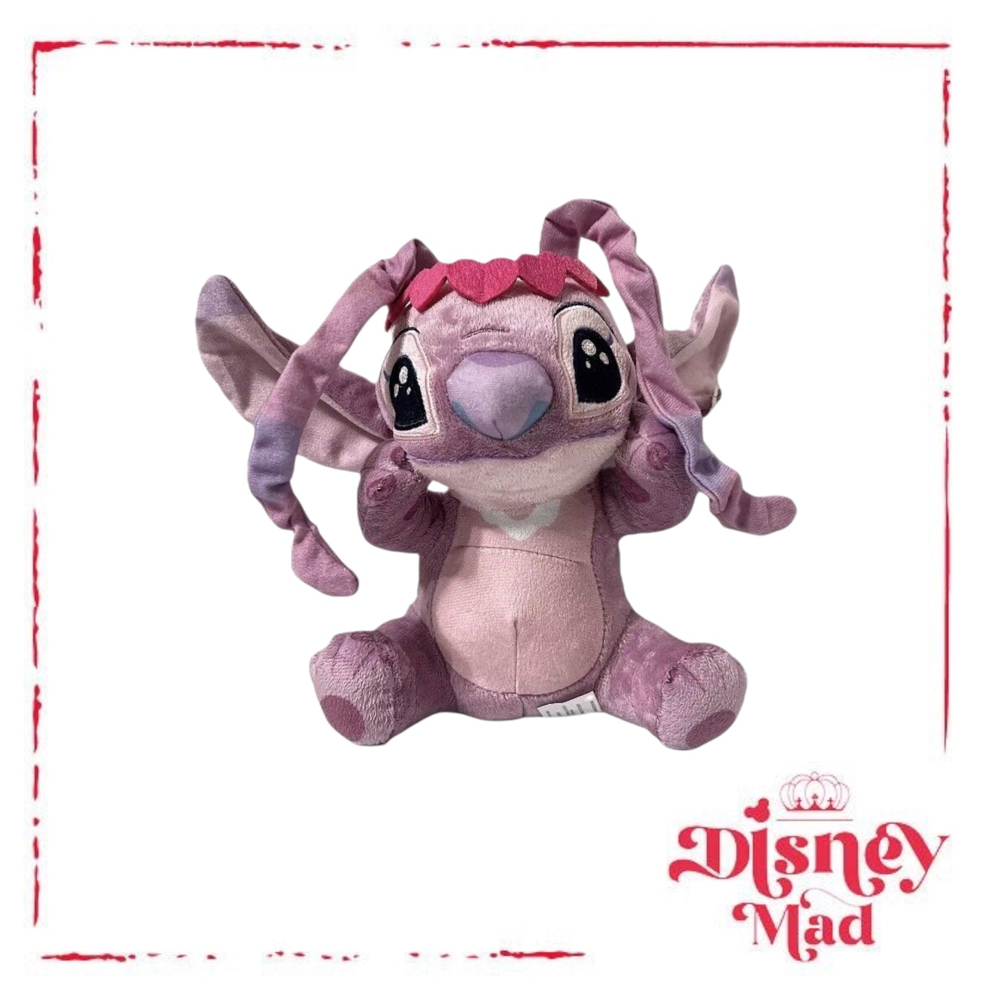 Lilo And stitch Pink Angel With Heart Headband Plush
