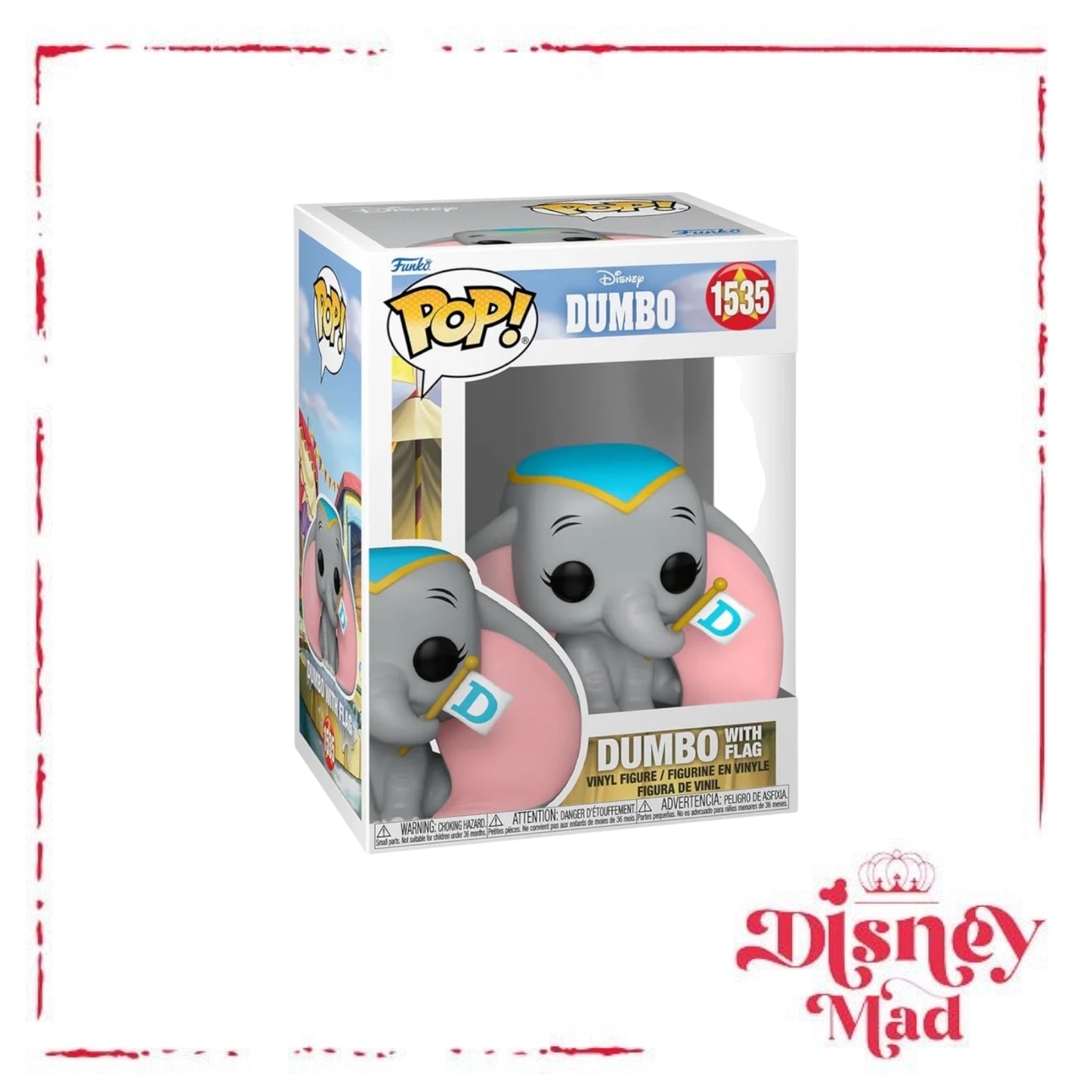 Dumbo With Flag #1535 Funko Pop!