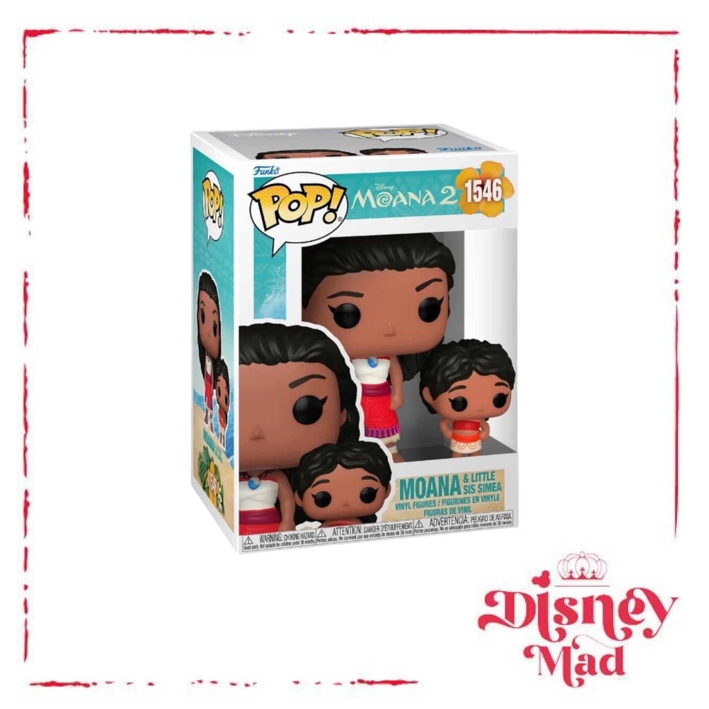 Moana & Little Sis Simea 1546 Funko Pop! - Moana 2