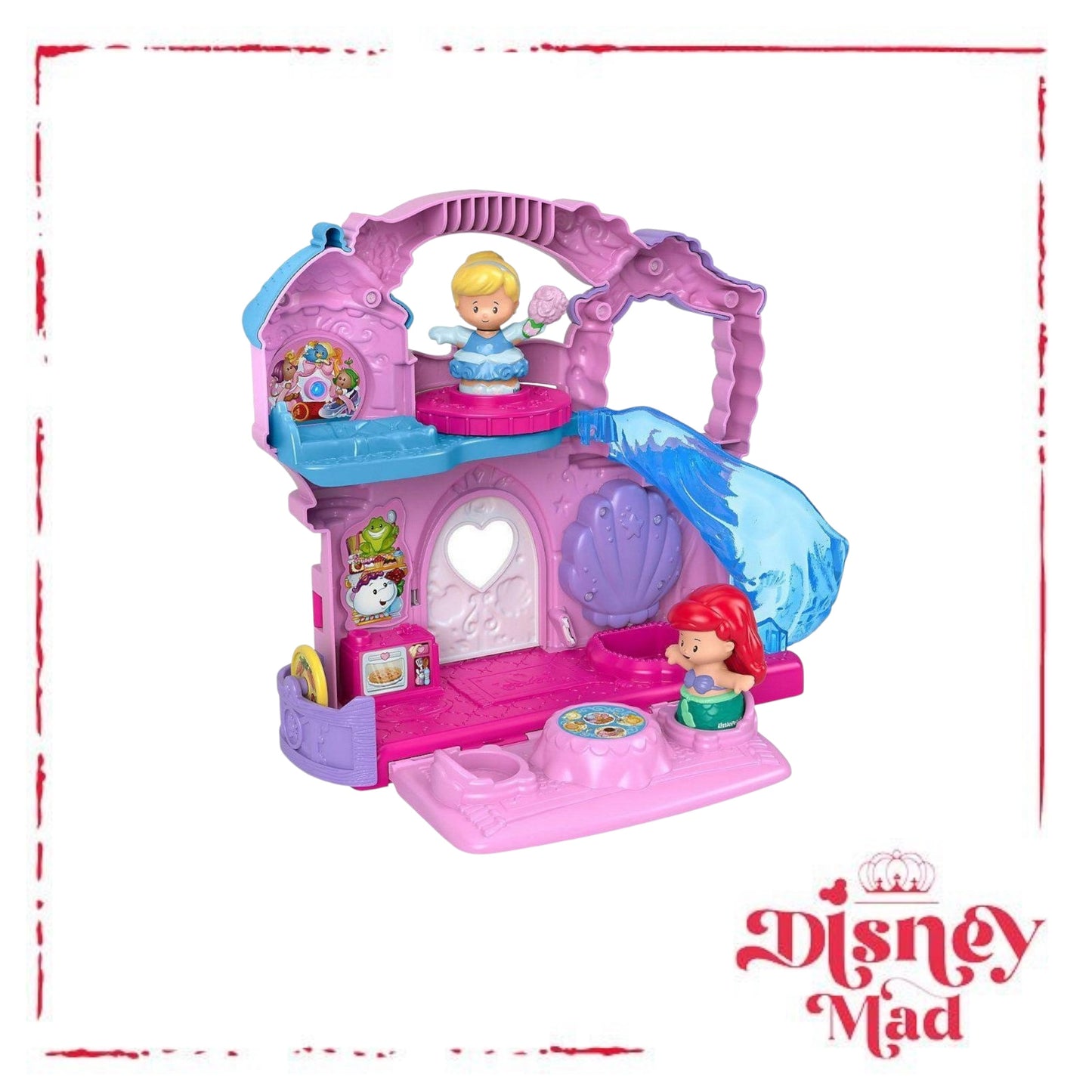 Fisher-Price Little People Disney Princess Playset Play & Go Castle