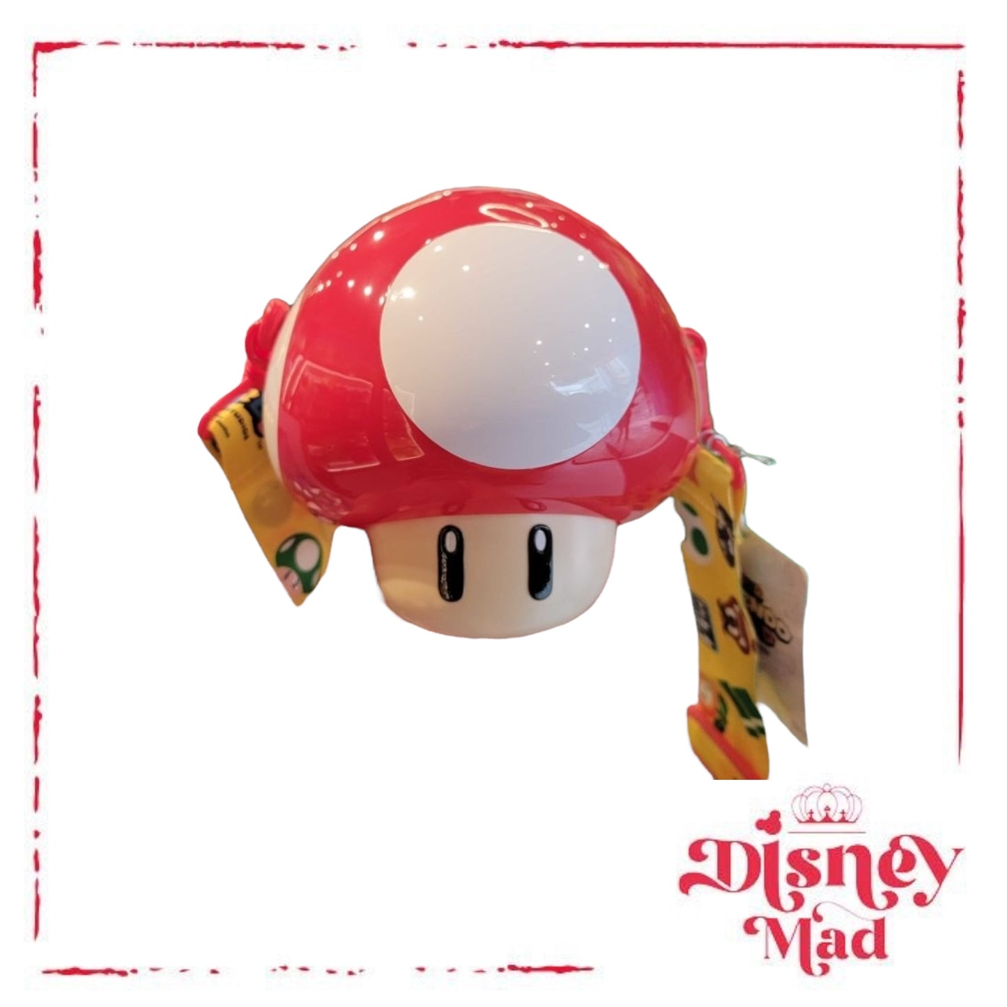 Universal Mario Red Power-Up Mushroom Sipper