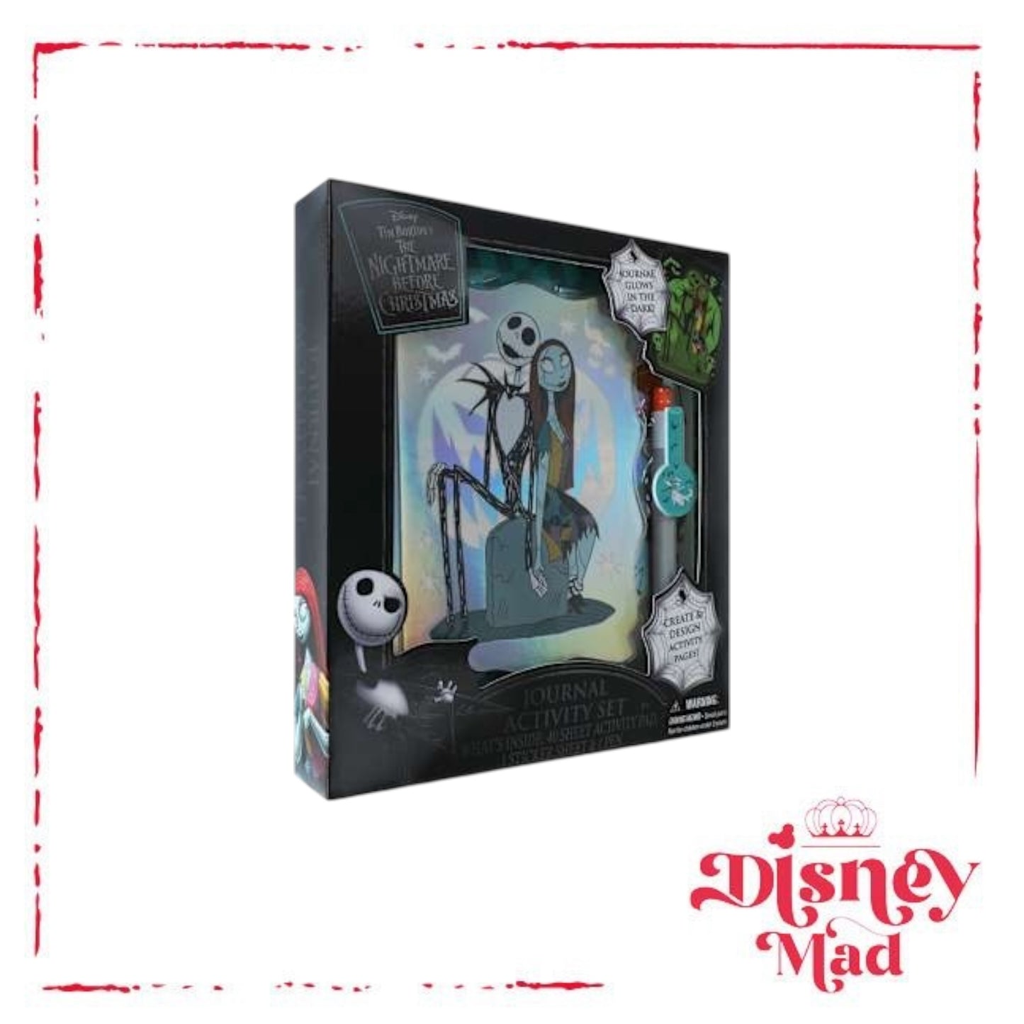 Disney Tim Burton's The Nightmare Before Christmas Journal Set