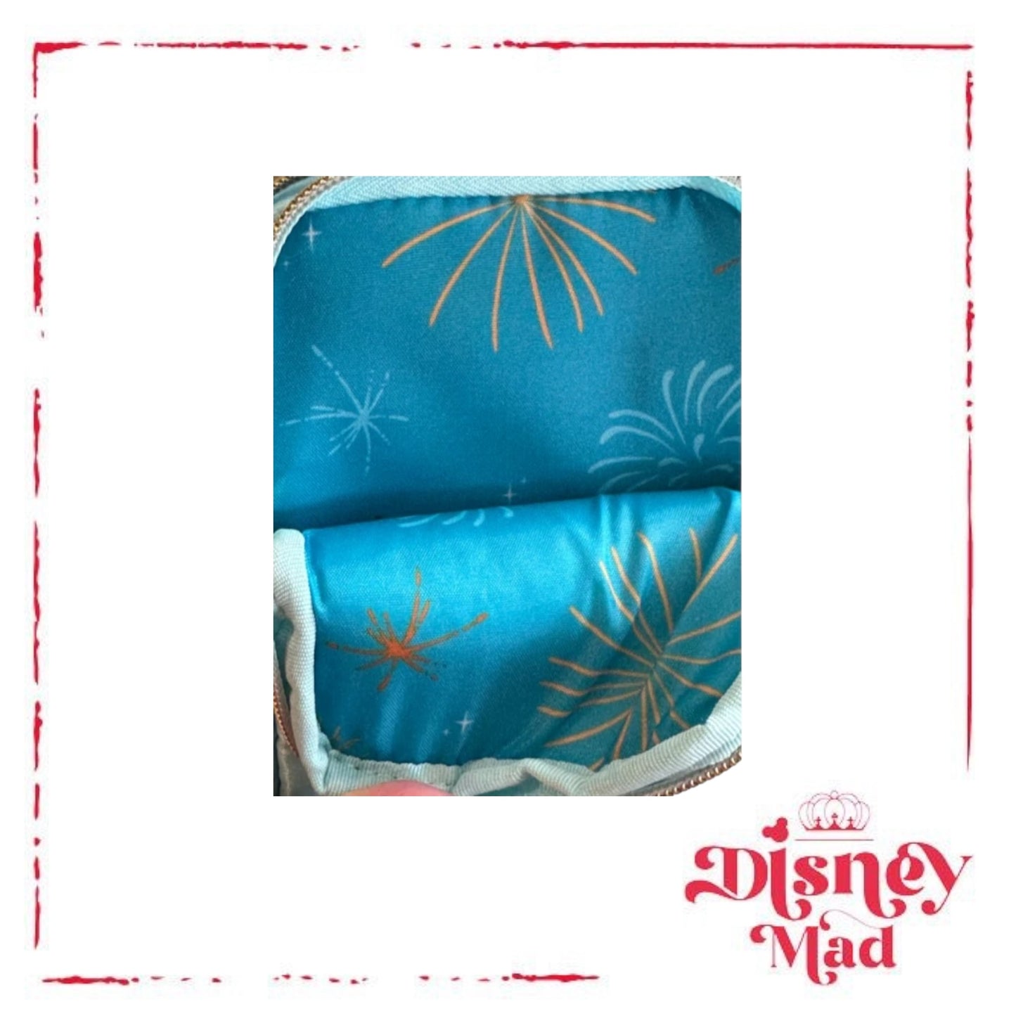 Disneyland Sleeping Beauty Castle Lug Crossbody Bag