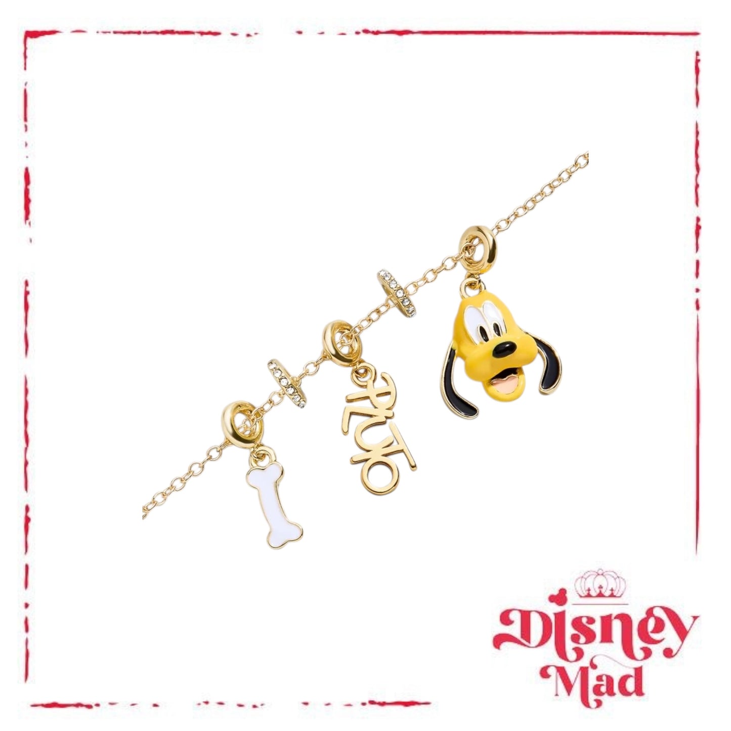 Disney Pluto Cluster Charm Necklace - Baublebar