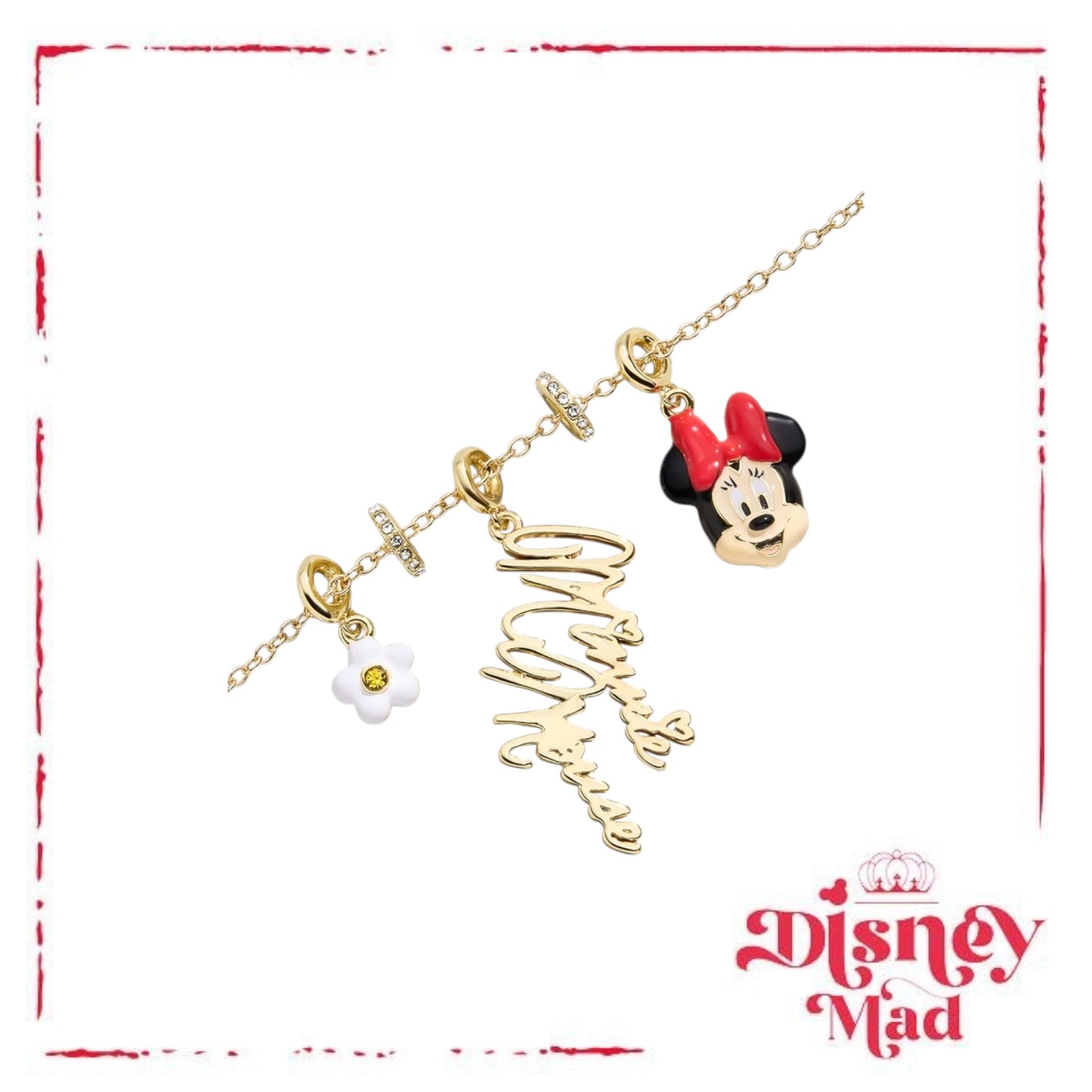 Disney Minnie Mouse Cluster Charm Necklace - Baublebar
