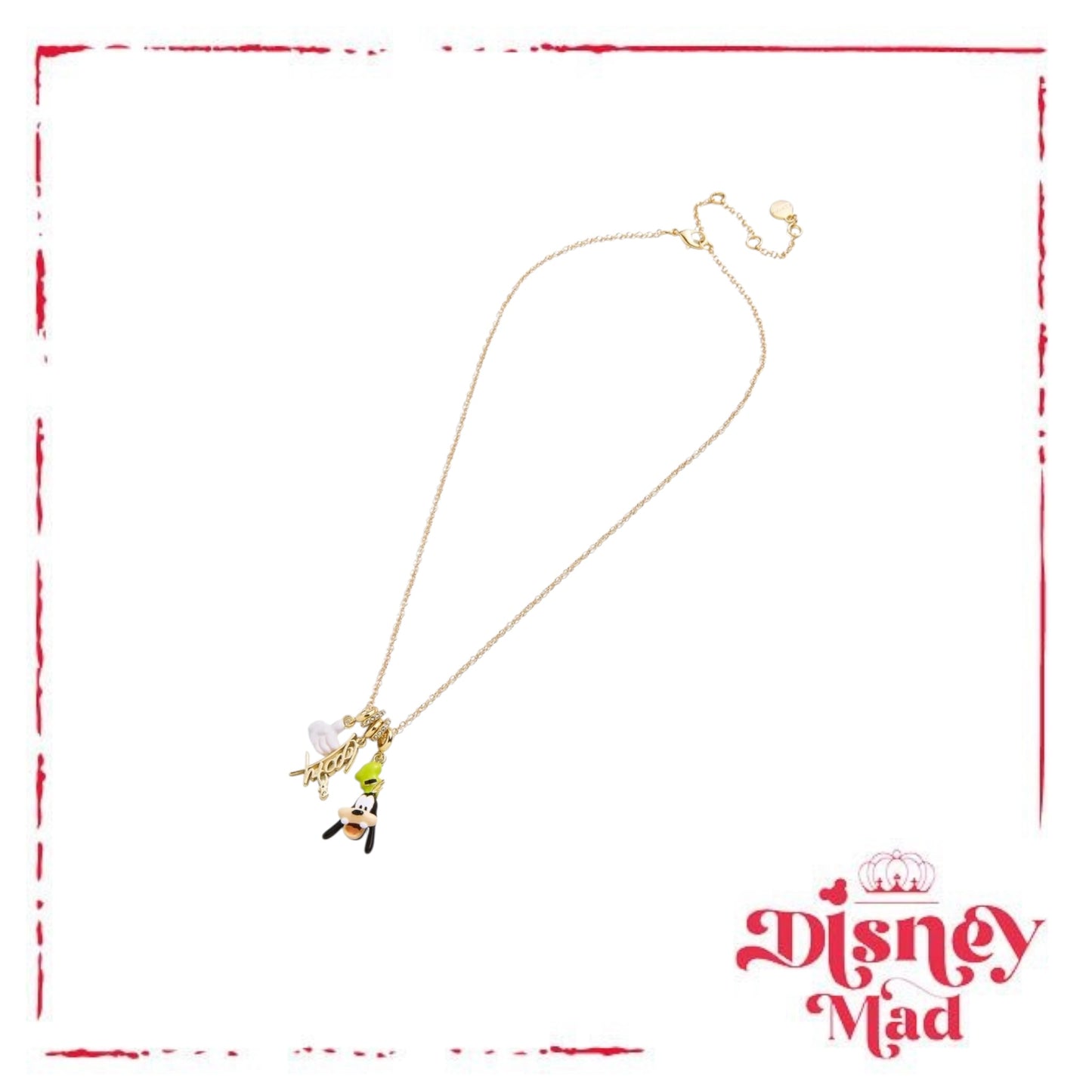 Disney Goofy Cluster Charm Necklace - Baublebar
