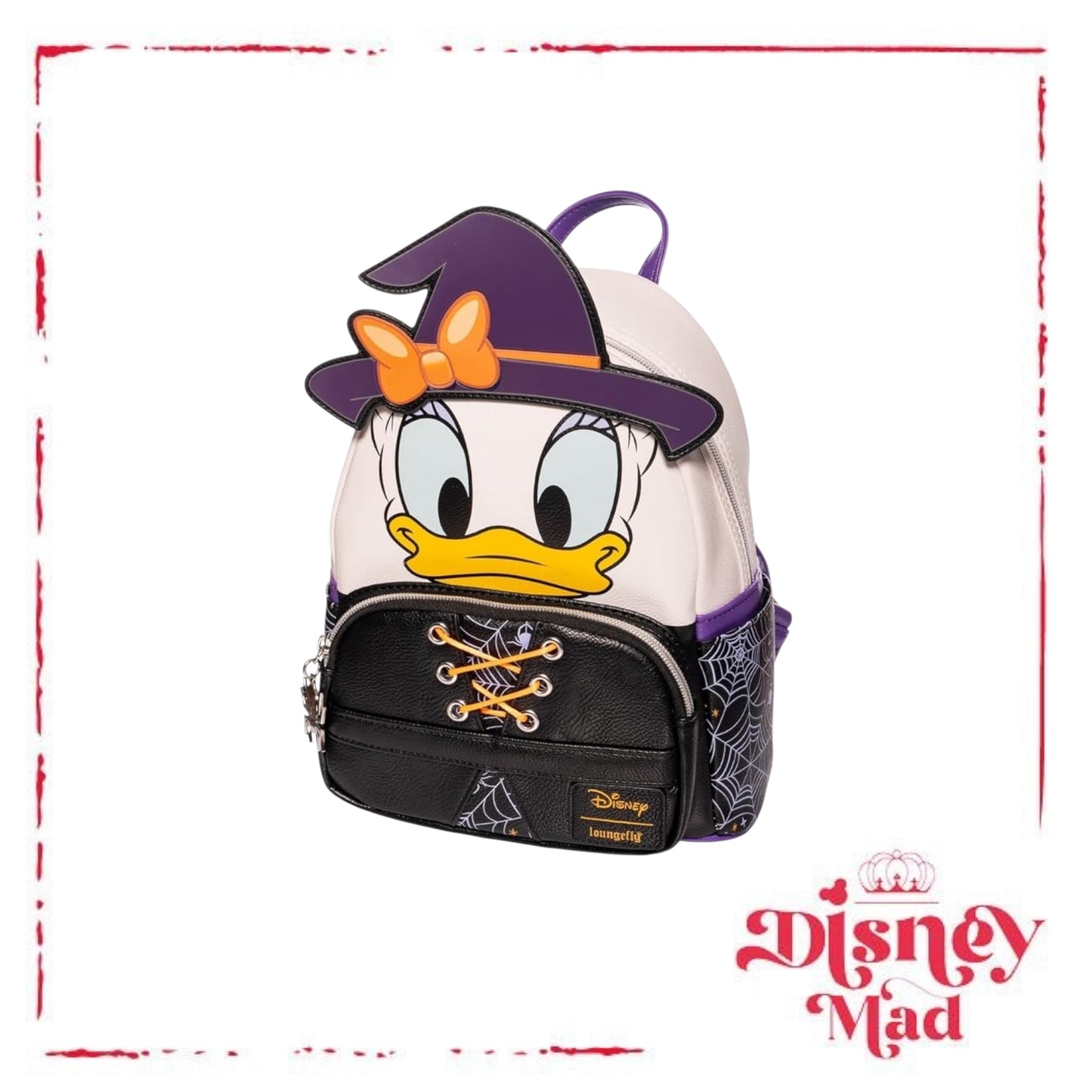 Loungefly Disney Daisy Duck Halloween Witch Mini Backpack