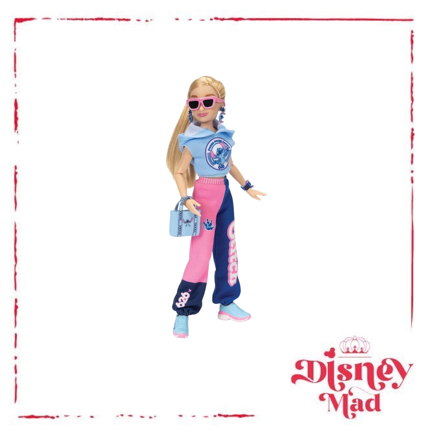Disney ILY 4ever 12.5" Stitch Doll Varsity Jacket Blonde Hair/Brown Eyes