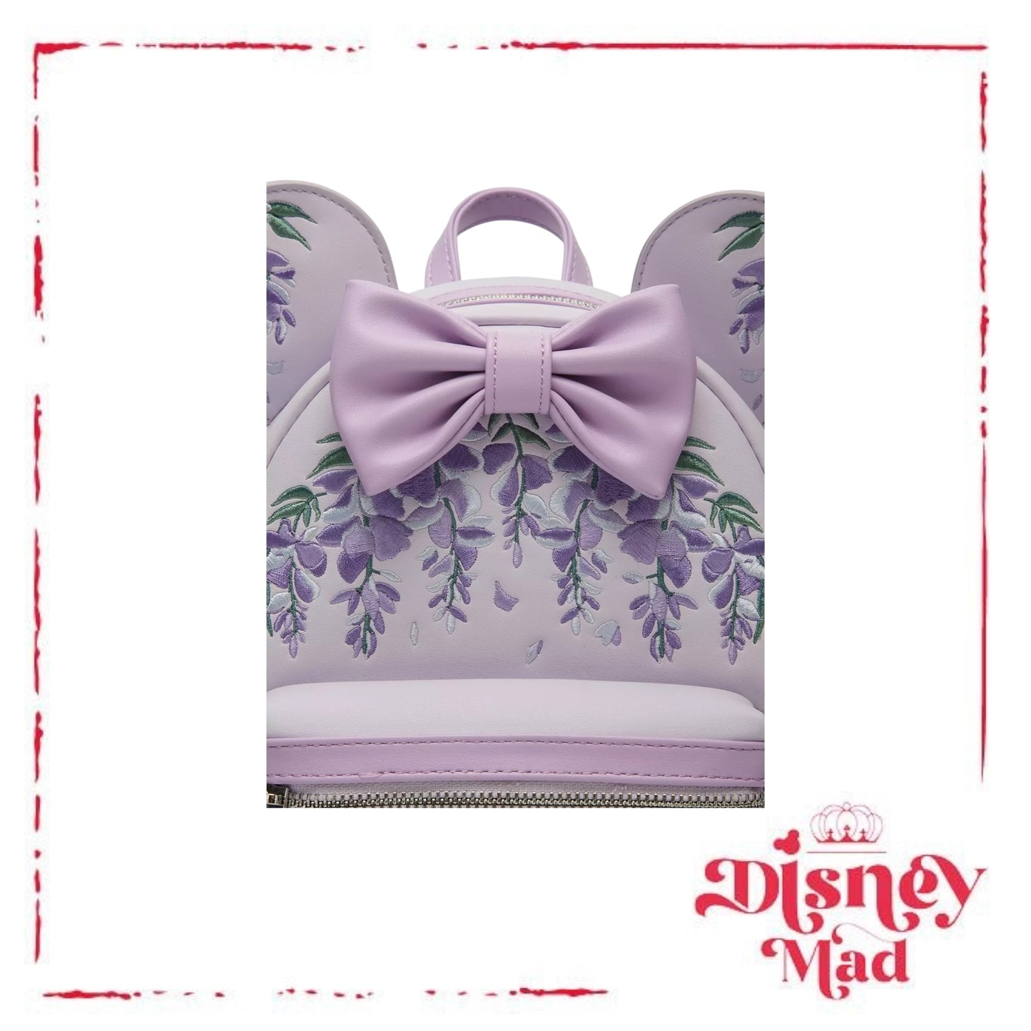 Loungefly Disney Minnie Mouse Wisteria Ears Floral Scented Mini Backpack