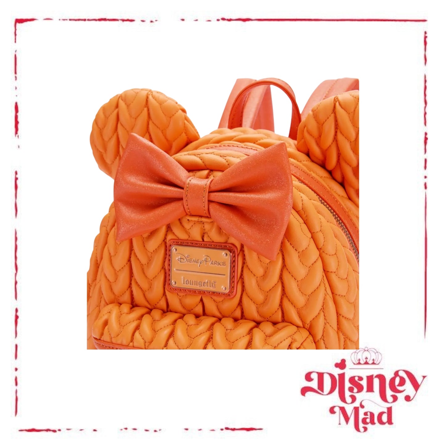 Loungefly Minnie Mouse Pumpkin Spice Mini Backpack - Disney Parks