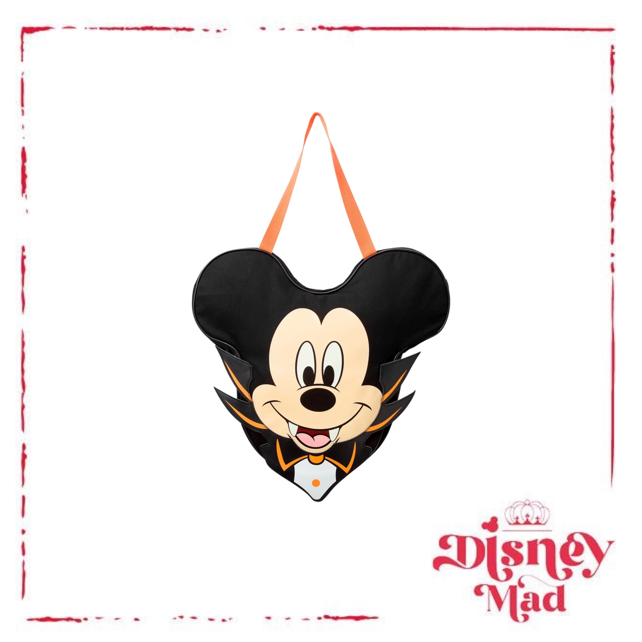 Mickey Mouse Vampire Halloween Big Face Tote Bag - Disney Parks