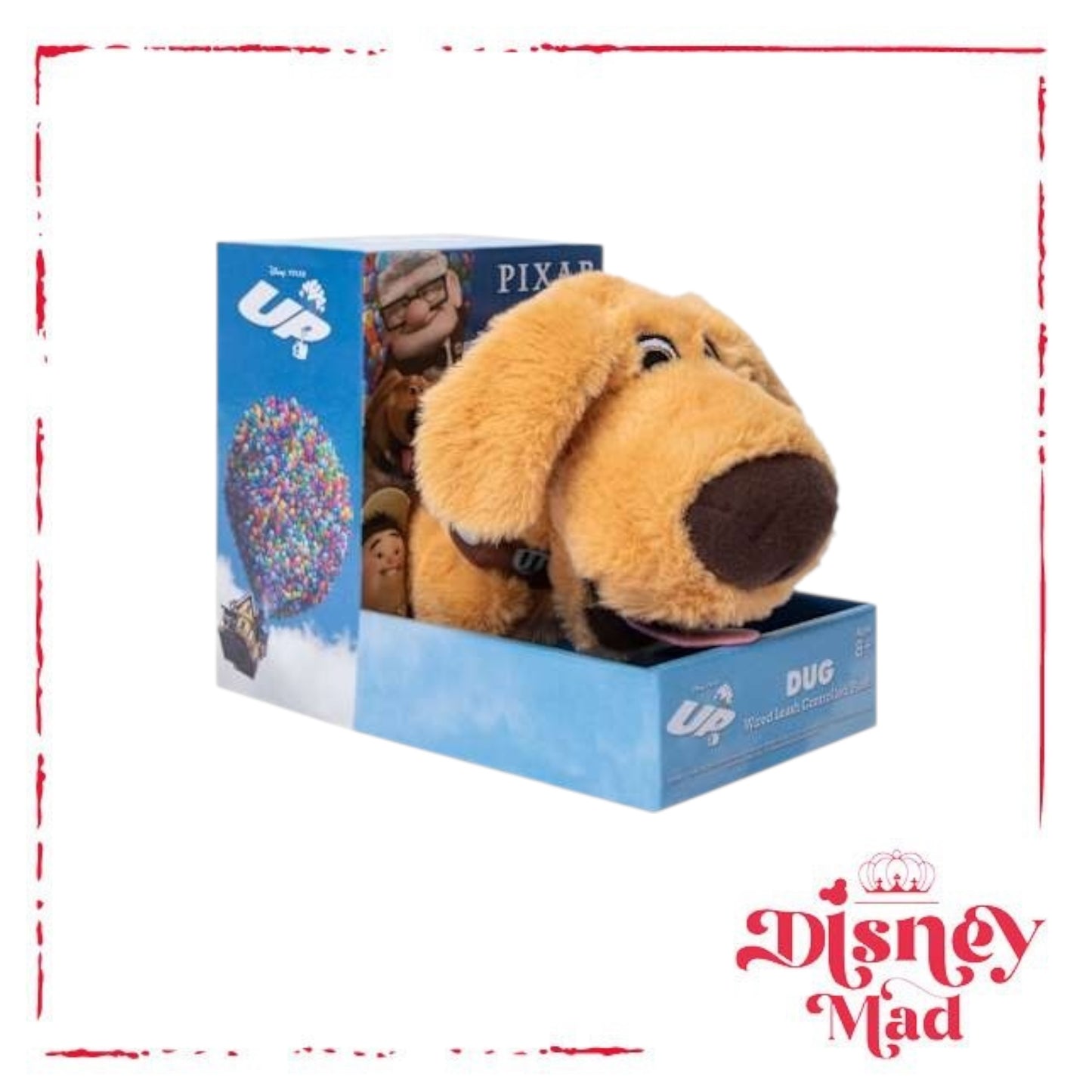 Disney PIXAR Up Dug Wired Leash Controlled Plush Toy