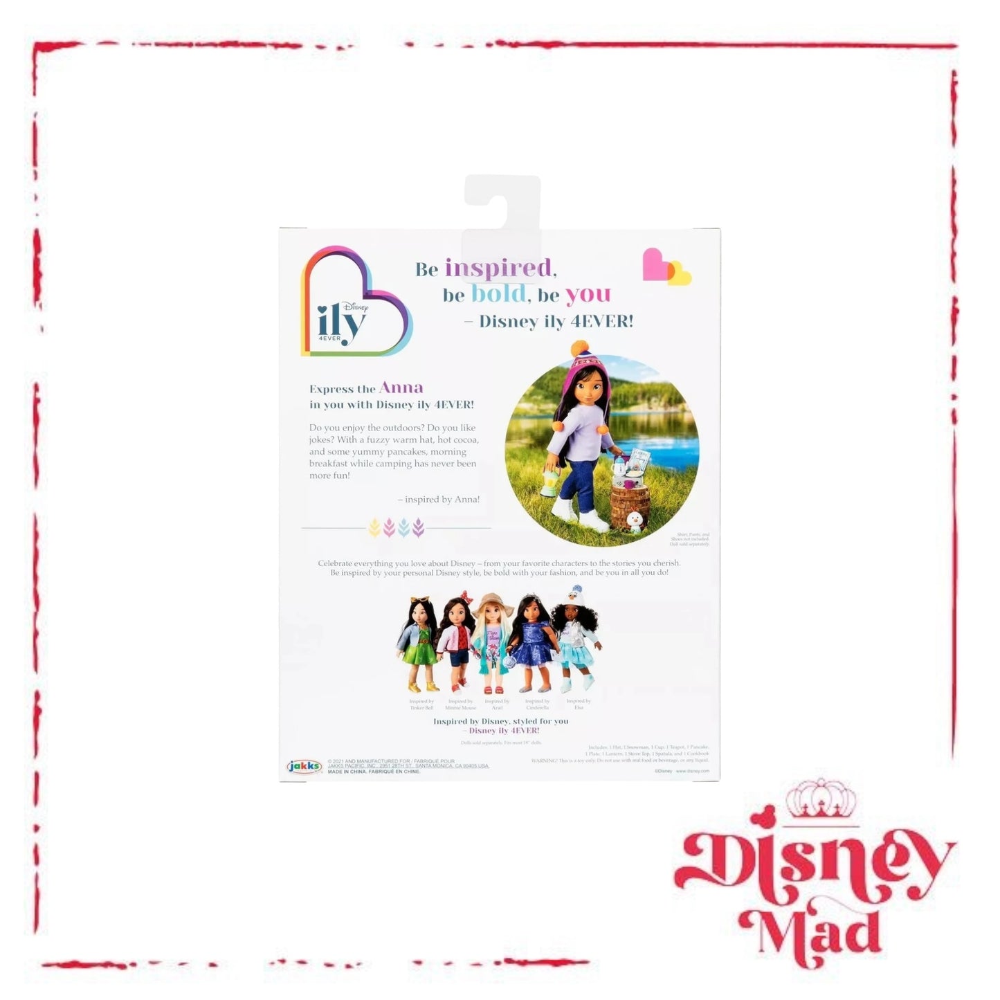 Disney ILY 4ever 18" Anna Inspired Accessory Pack