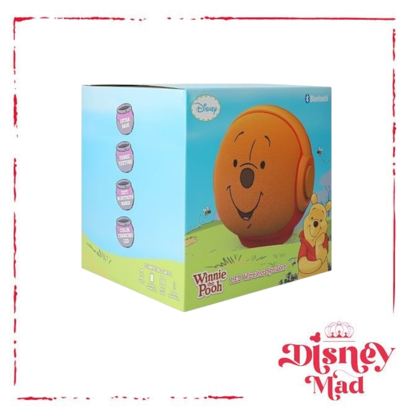 Winnie the Pooh LED Wireless Sphere Speaker
