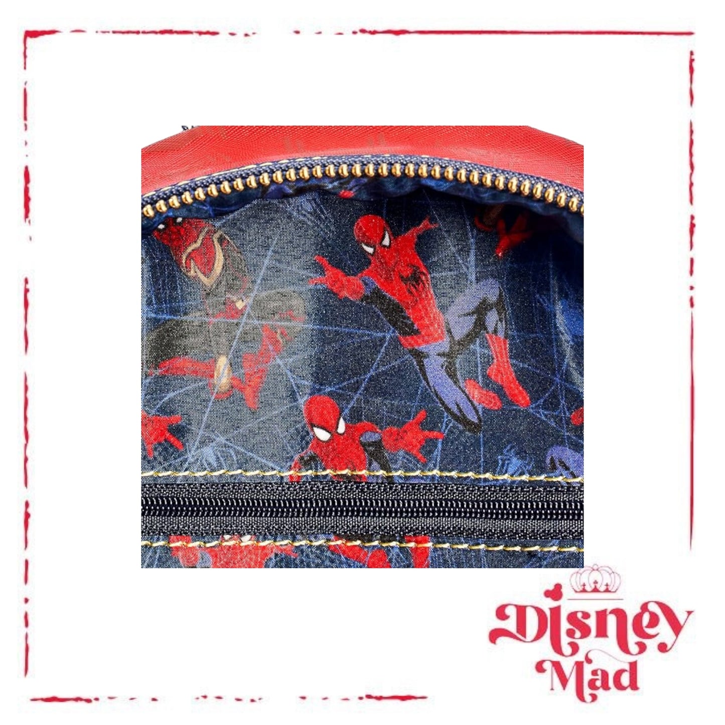 Bundle Deal 2 - Loungefly Marvel Spider-Man Portal Backpack Spiderman No Way Home, Dr Stange Enamel Pin & Spider-Man Pocket Pop Keychain