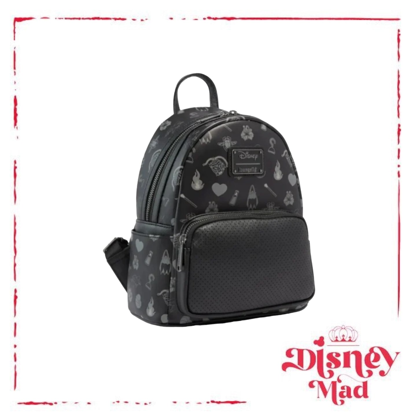 Loungefly Disney Villains Pin Trader Mini Backpack