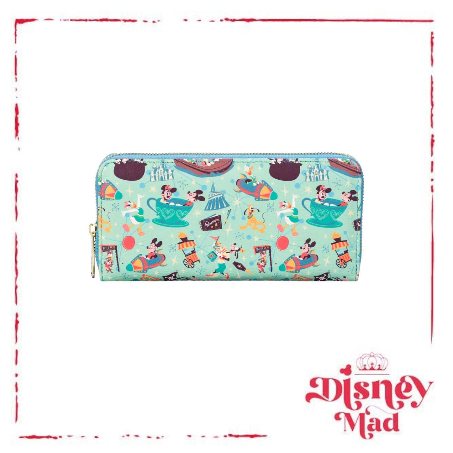Mickey Mouse and Friends Play in the Park Loungefly Wallet Disneyland - Disney Parks