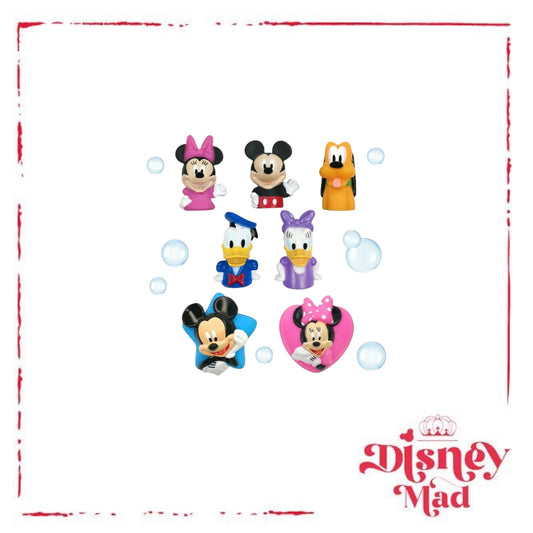 Disney Mickey & Friends 7 Piece Finger Puppet & Squirter Bath Set