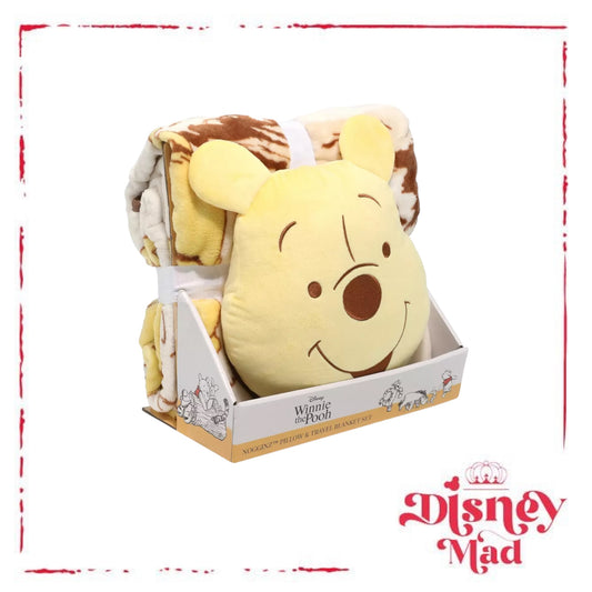 Disney Winnie The Pooh Cushion & Throw Blanket Set