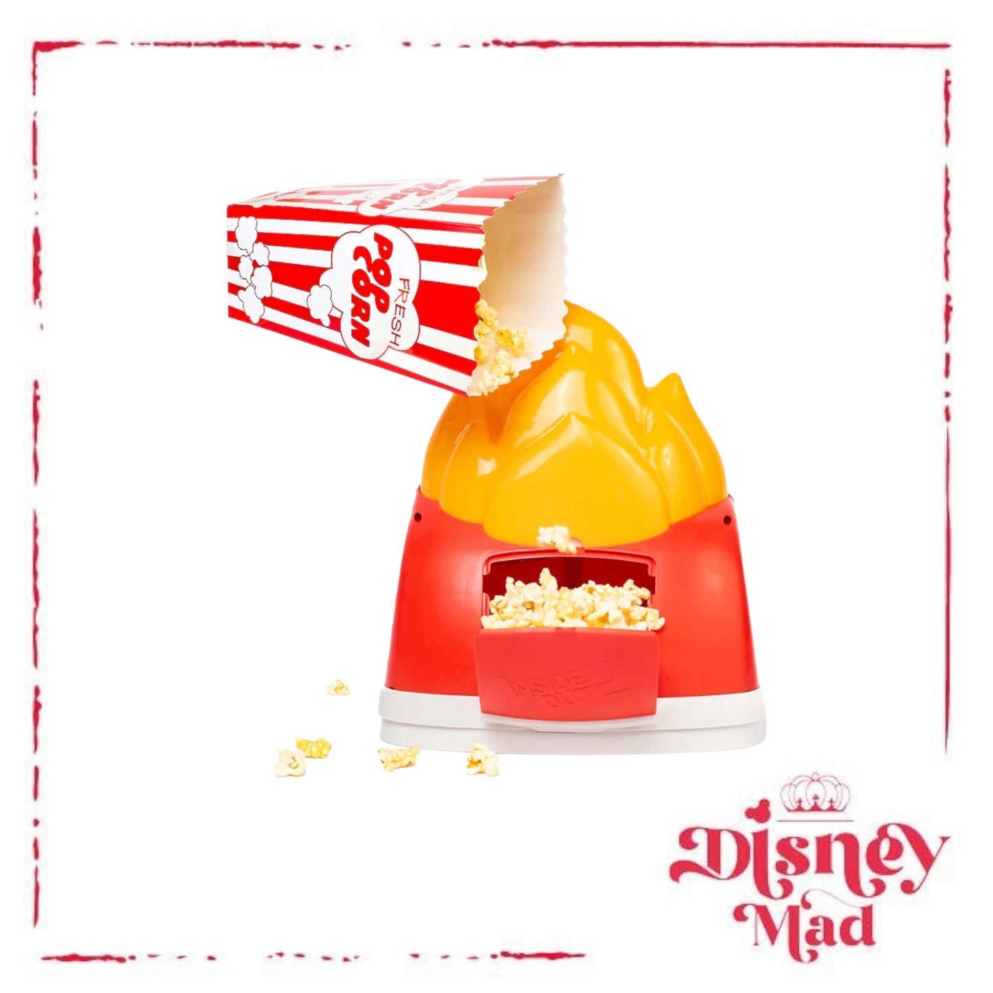 Limited Edition Exclusive Inside Out 2: Angry Head Popcorn Bucket