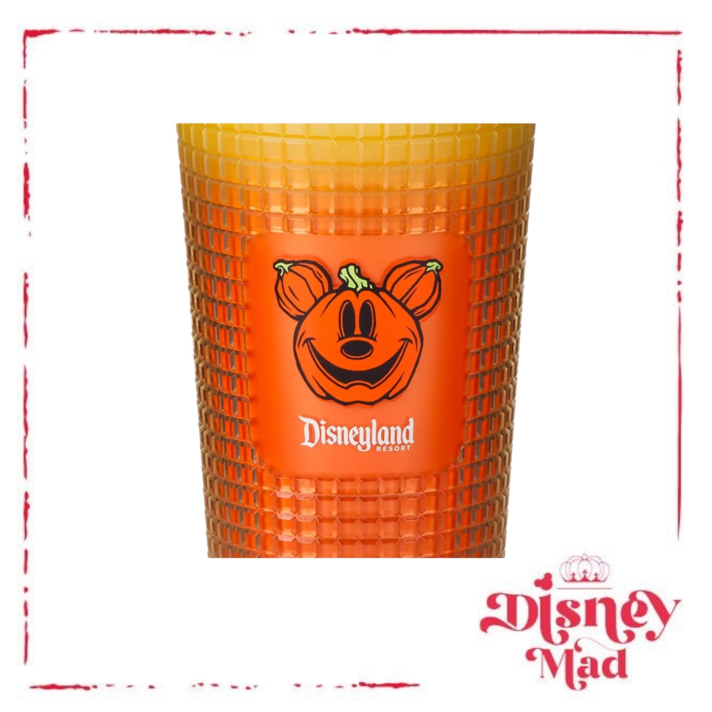Mickey Mouse Halloween Candy Corn Starbucks® Tumbler with Straw – Disneyland - Disney Parks