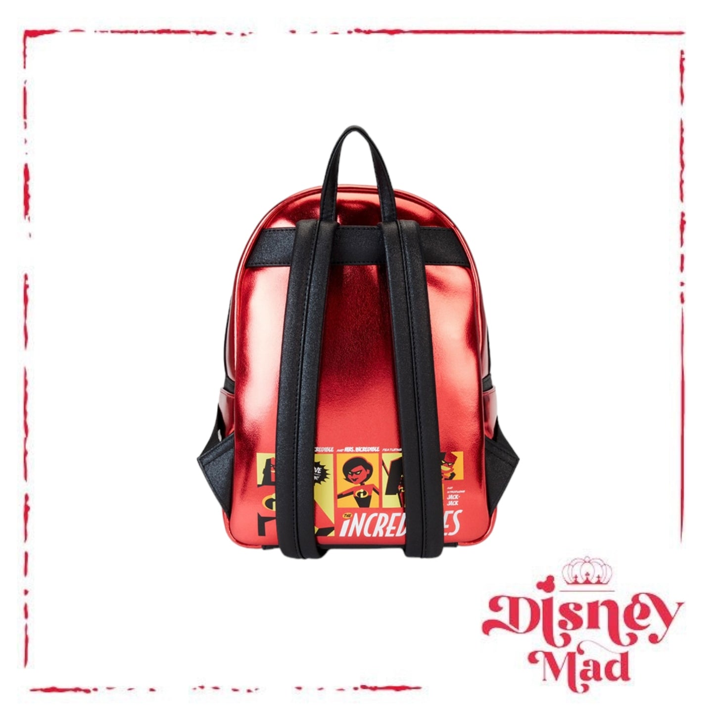 Pixar's The Incredibles 20th Anniversary Light Up Loungefly Mini Backpack