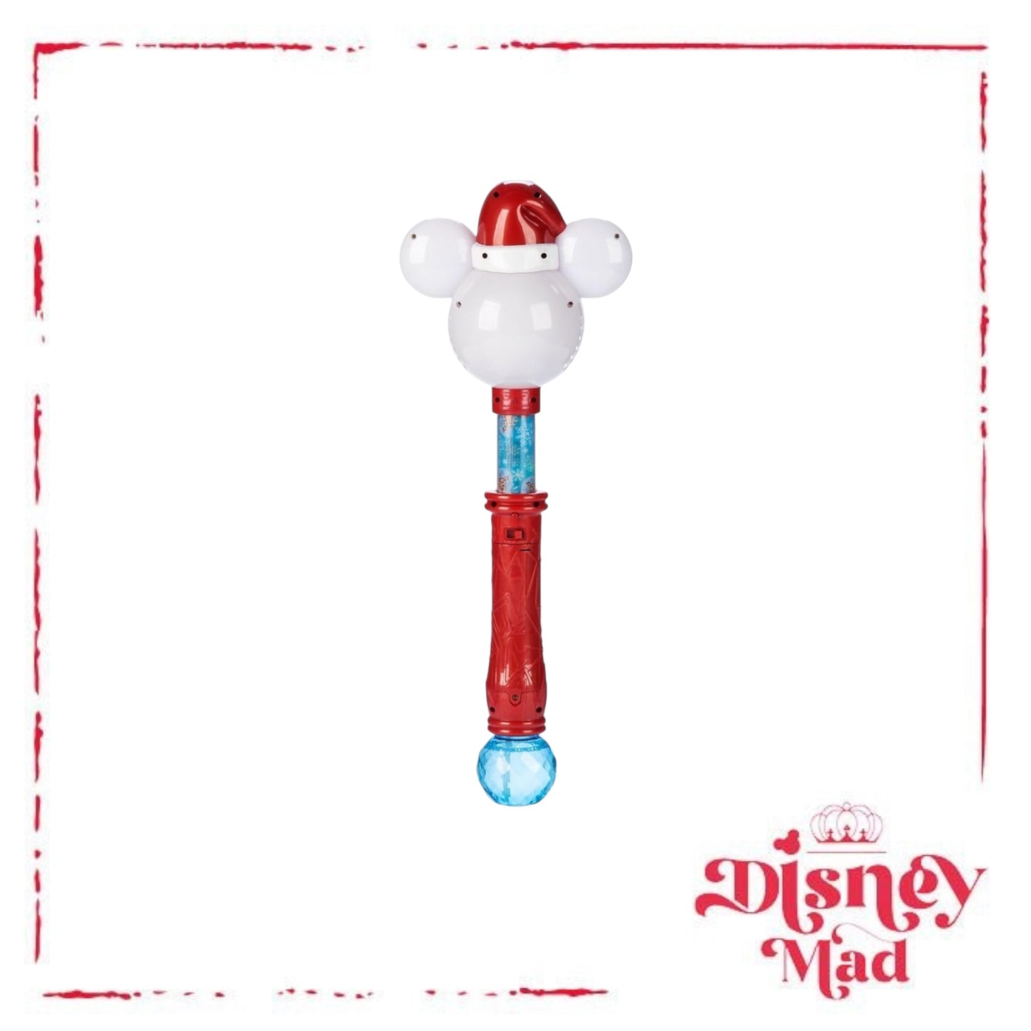 Disney Mickey Mouse Light and Sound Holiday Snow Wand - Disney Parks