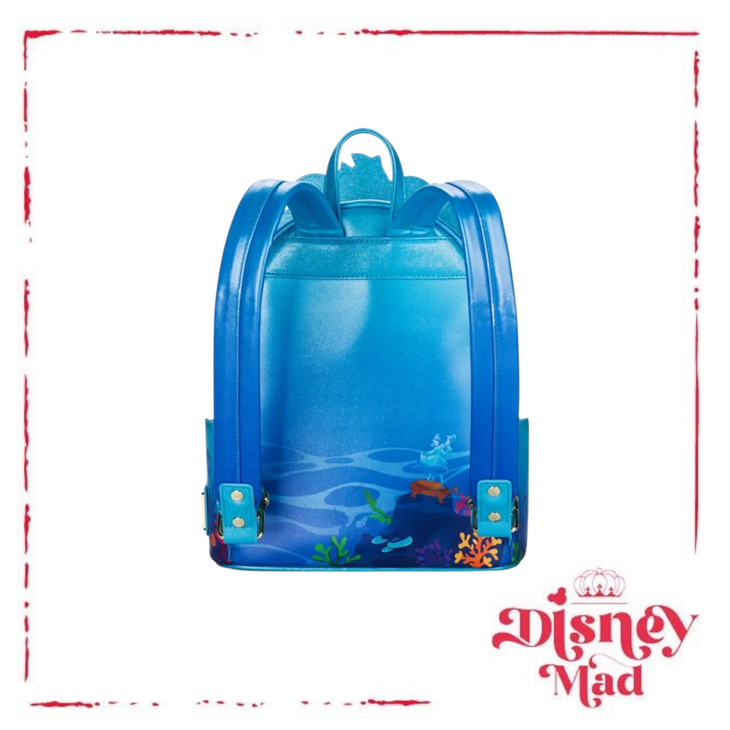 The Little Mermaid 35th Anniversary Glow-in-the-Dark Loungefly Mini Backpack - Disney Parks