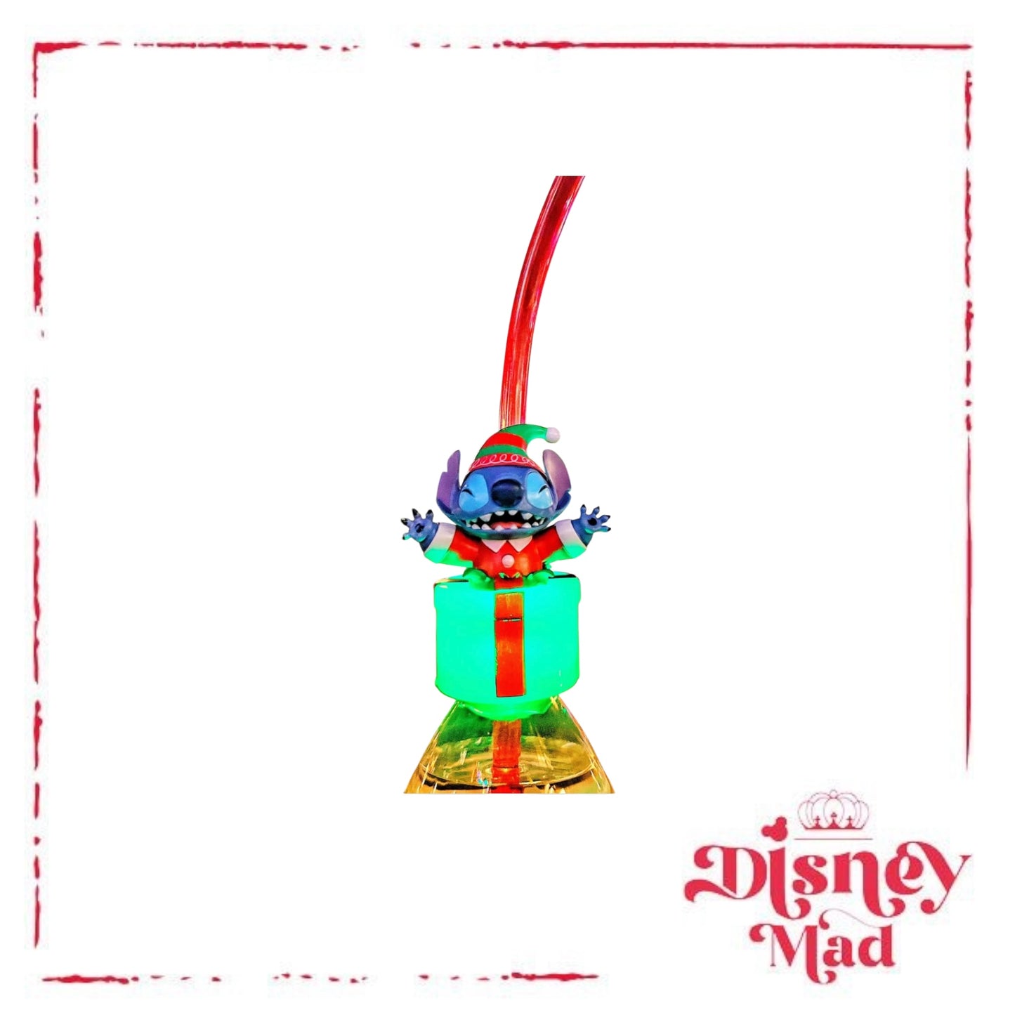 Light-Up Elf Stitch Bottle Topper - Disney Parks