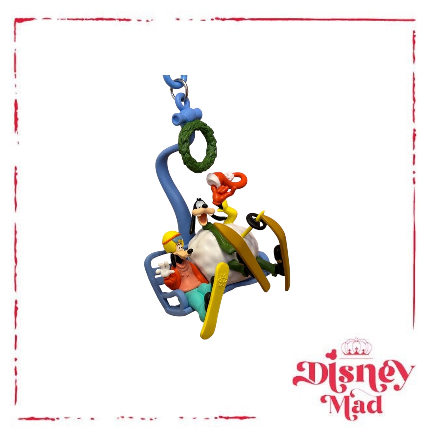 Goofy & Max Ski Straw Clip - Disney Parks