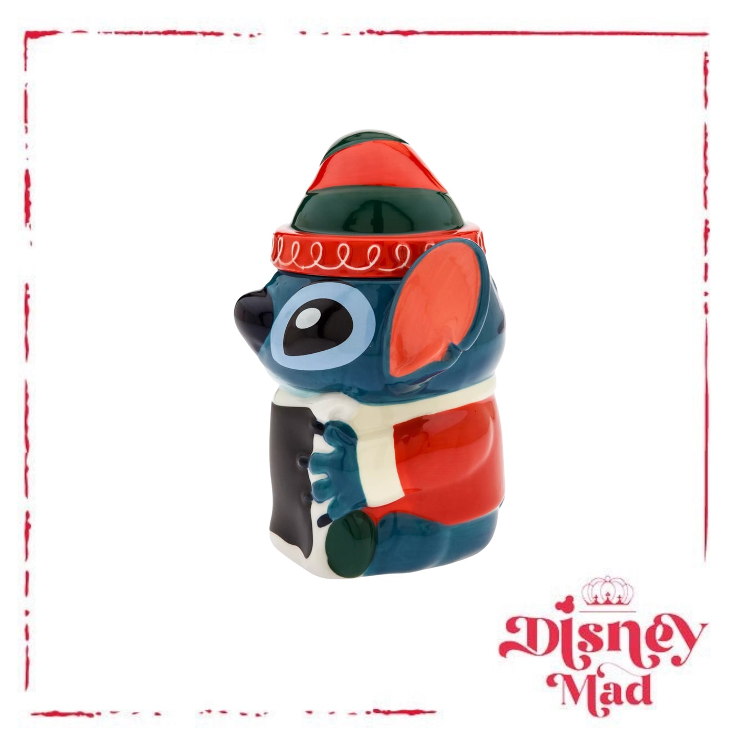 Stitch Festive Mug with Lid