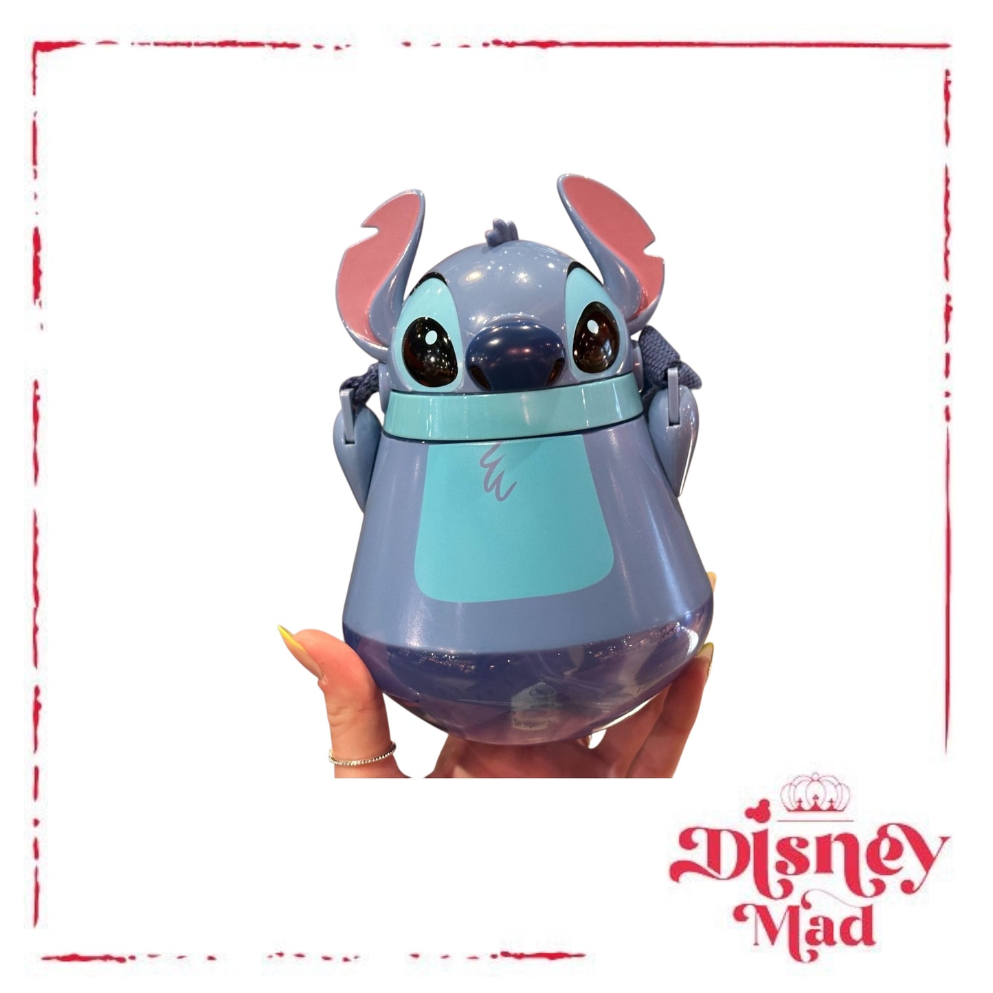 Stitch Plastic Water Bottle Sipper - Disney Parks