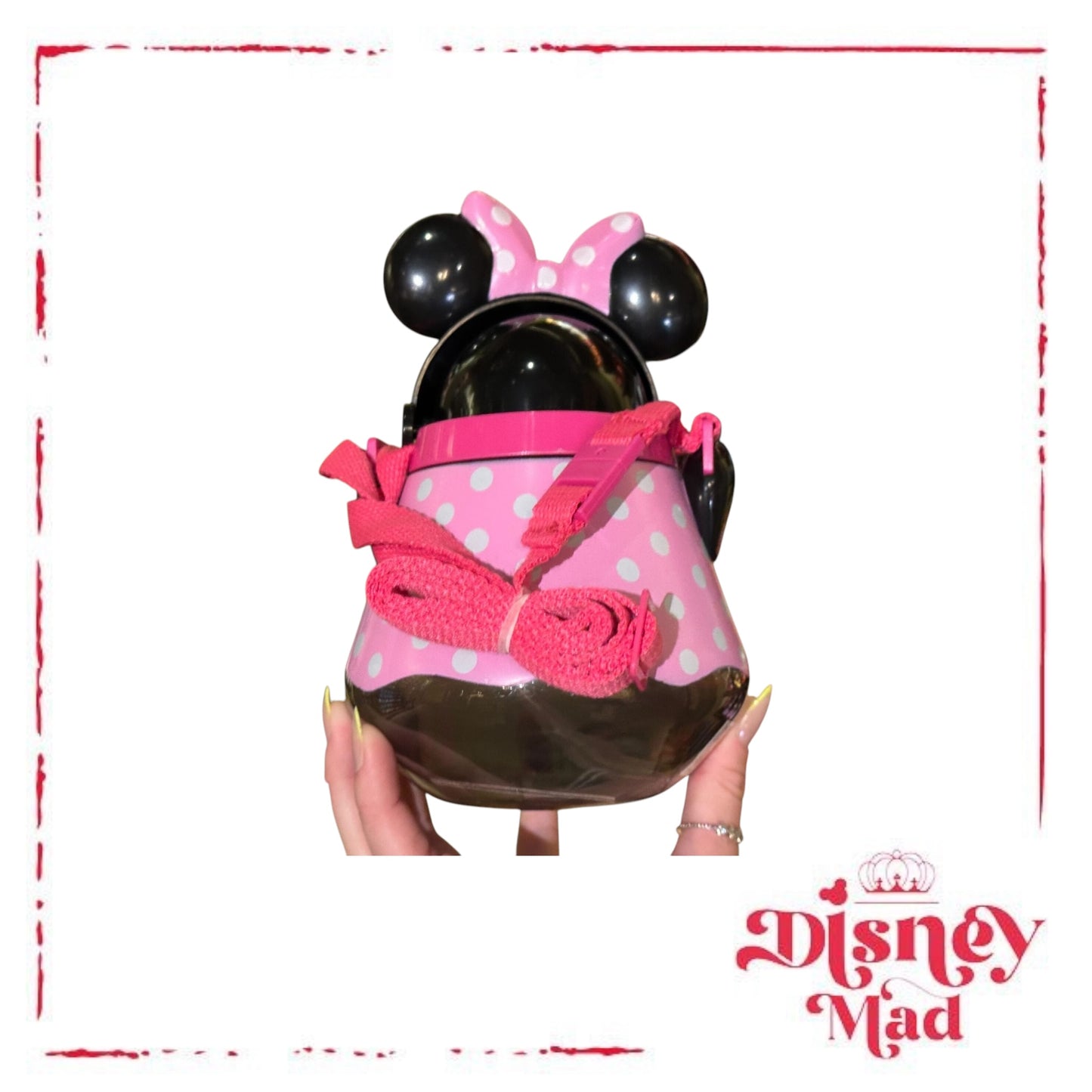 Minnie Plastic Water Bottle - Disney Parks