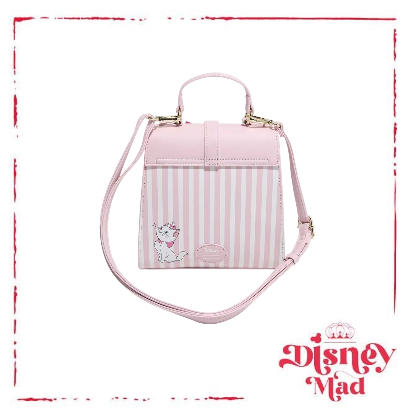 Her Universe Disney The Aristocats Marie Bows Stripe Crossbody Bag