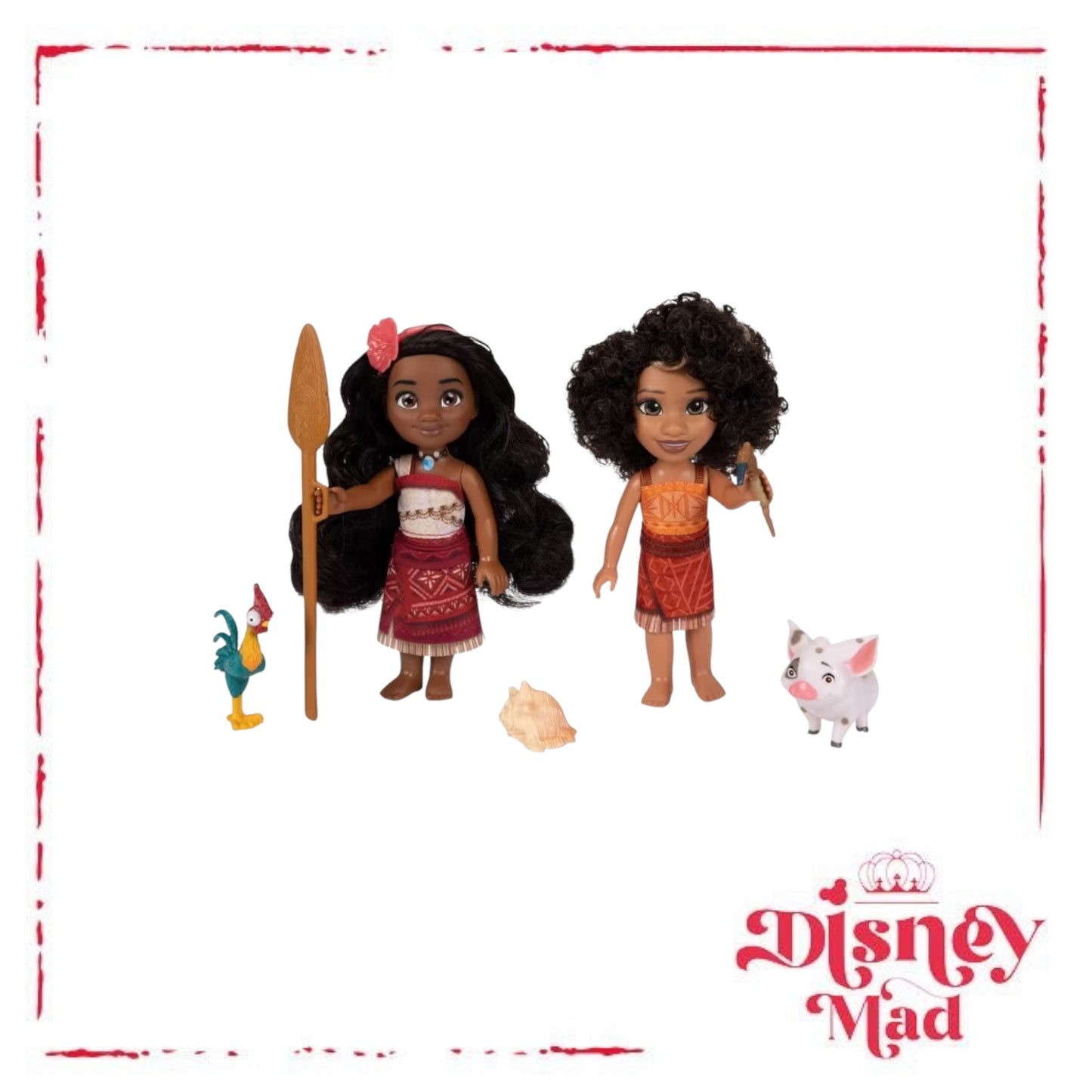 Disney Moana 2 6" Moana, Loto & Matangi Petite Gift Set