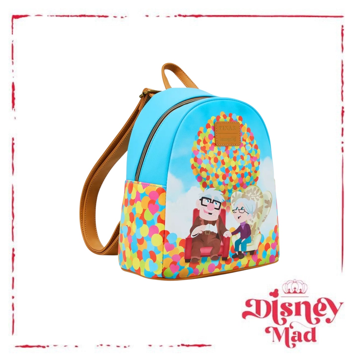 Loungefly Disney Pixar Up Carl & Ellie Balloons Mini Backpack