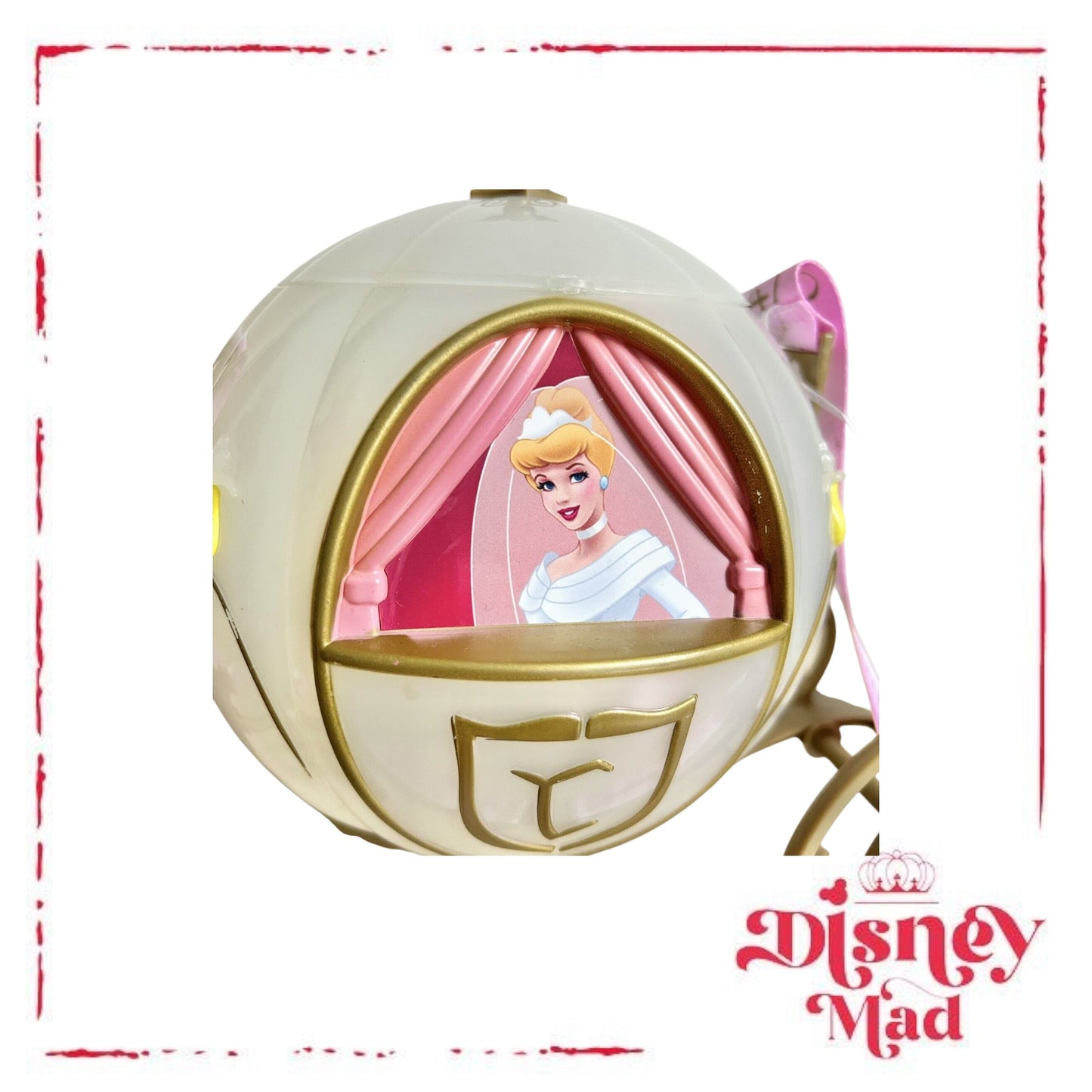 Disneyland Paris Cinderella Popcorn Carriage Bucket Disney Parks